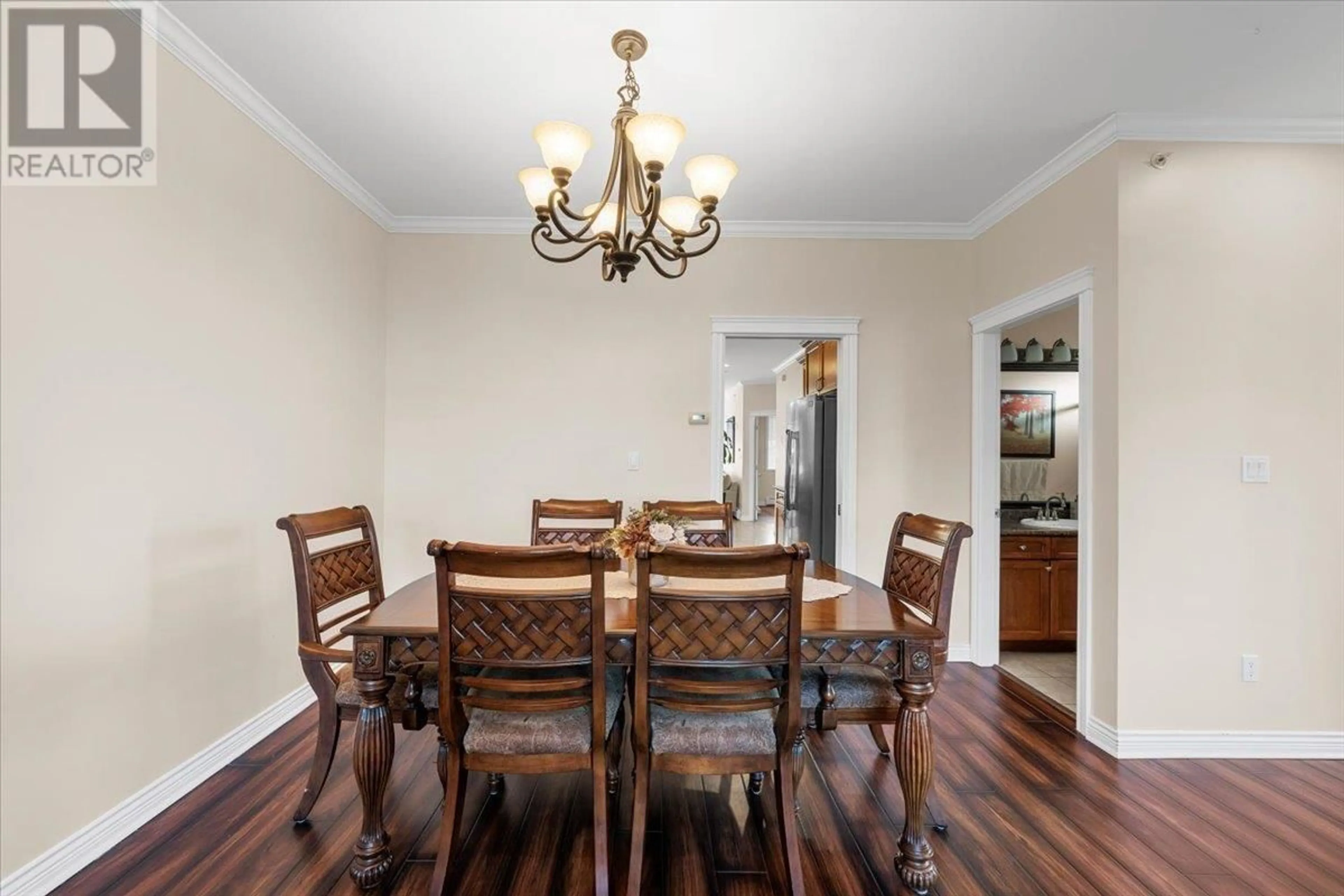 Dining room, wood/laminate floor for 1380 PRAIRIE AVENUE, Port Coquitlam British Columbia V3B1T2