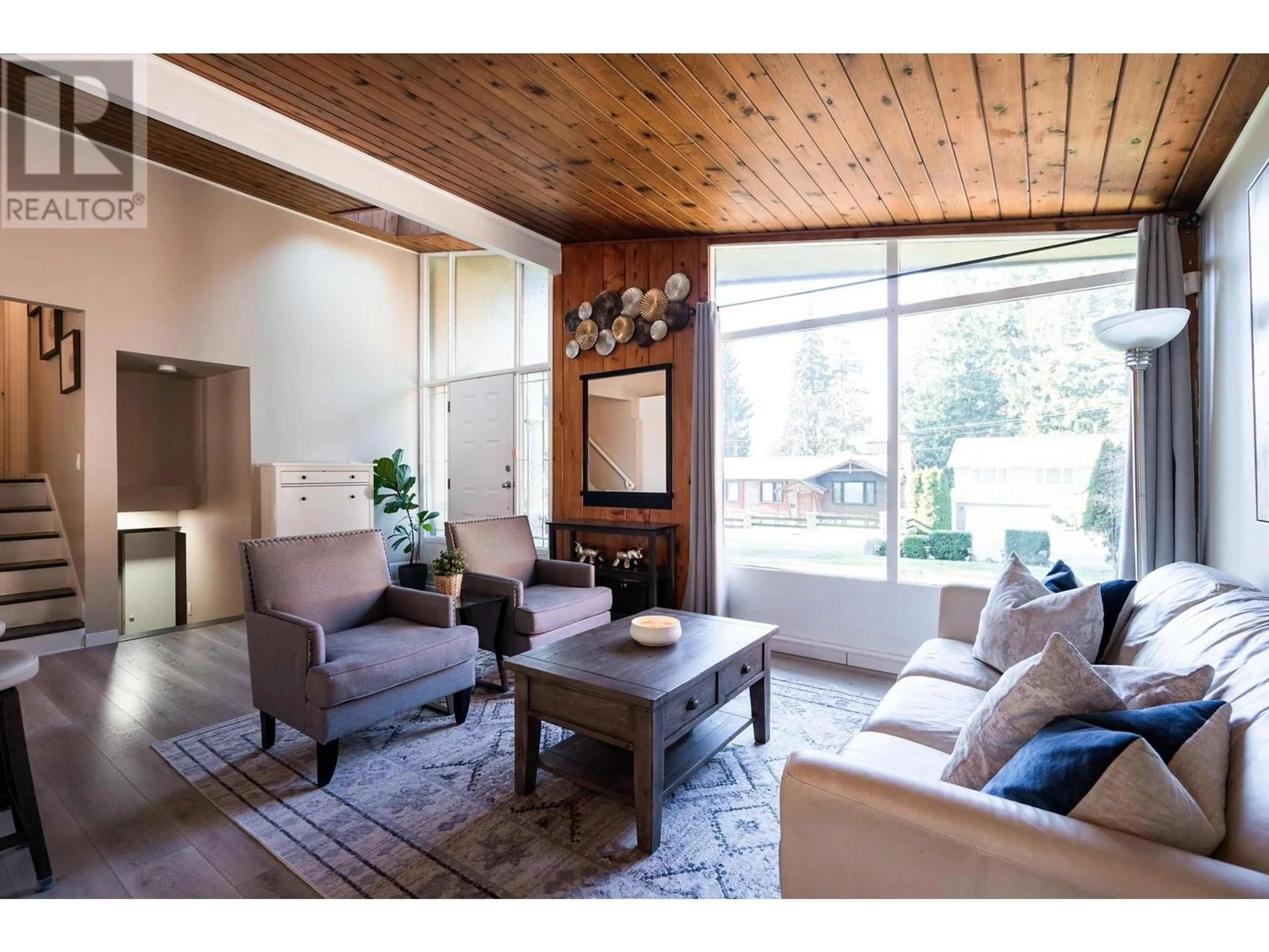 Living room with furniture, wood/laminate floor for 575 TIPTON STREET, Coquitlam British Columbia V3J5M9