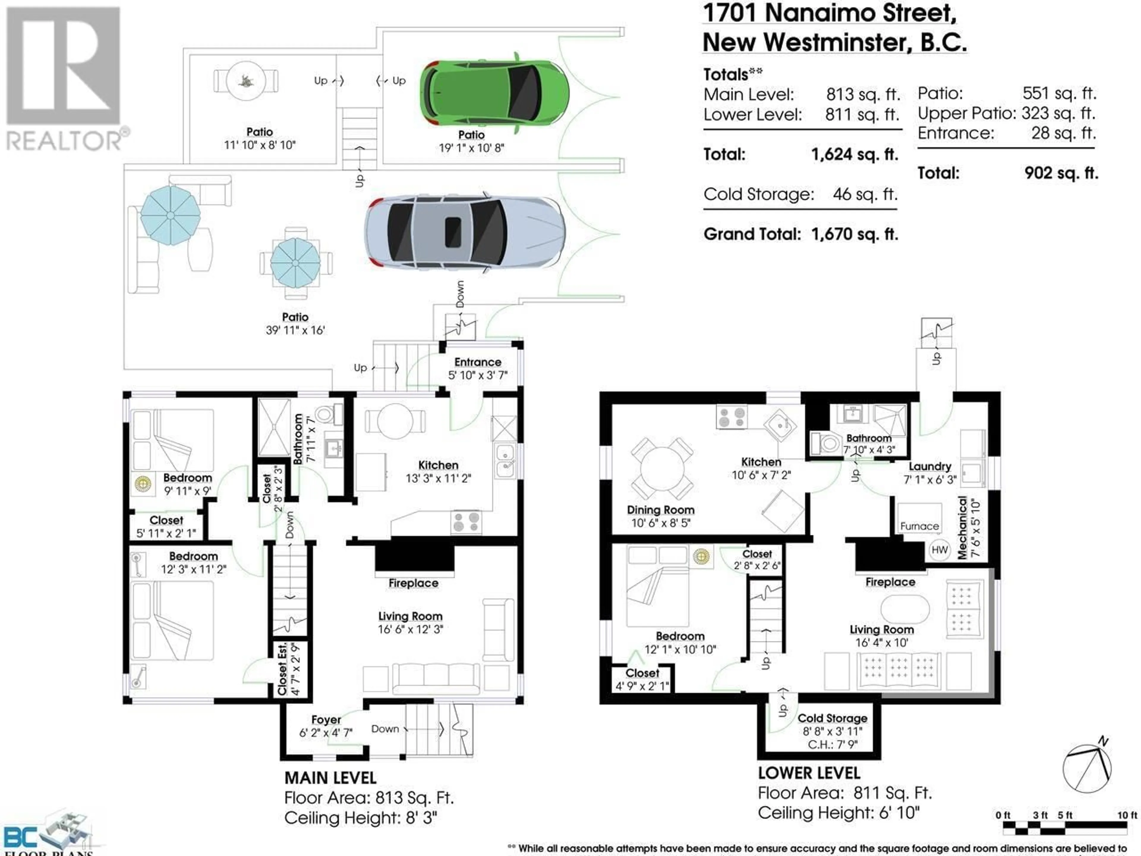 Floor plan for 1701 NANAIMO STREET, New Westminster British Columbia V3M2G7