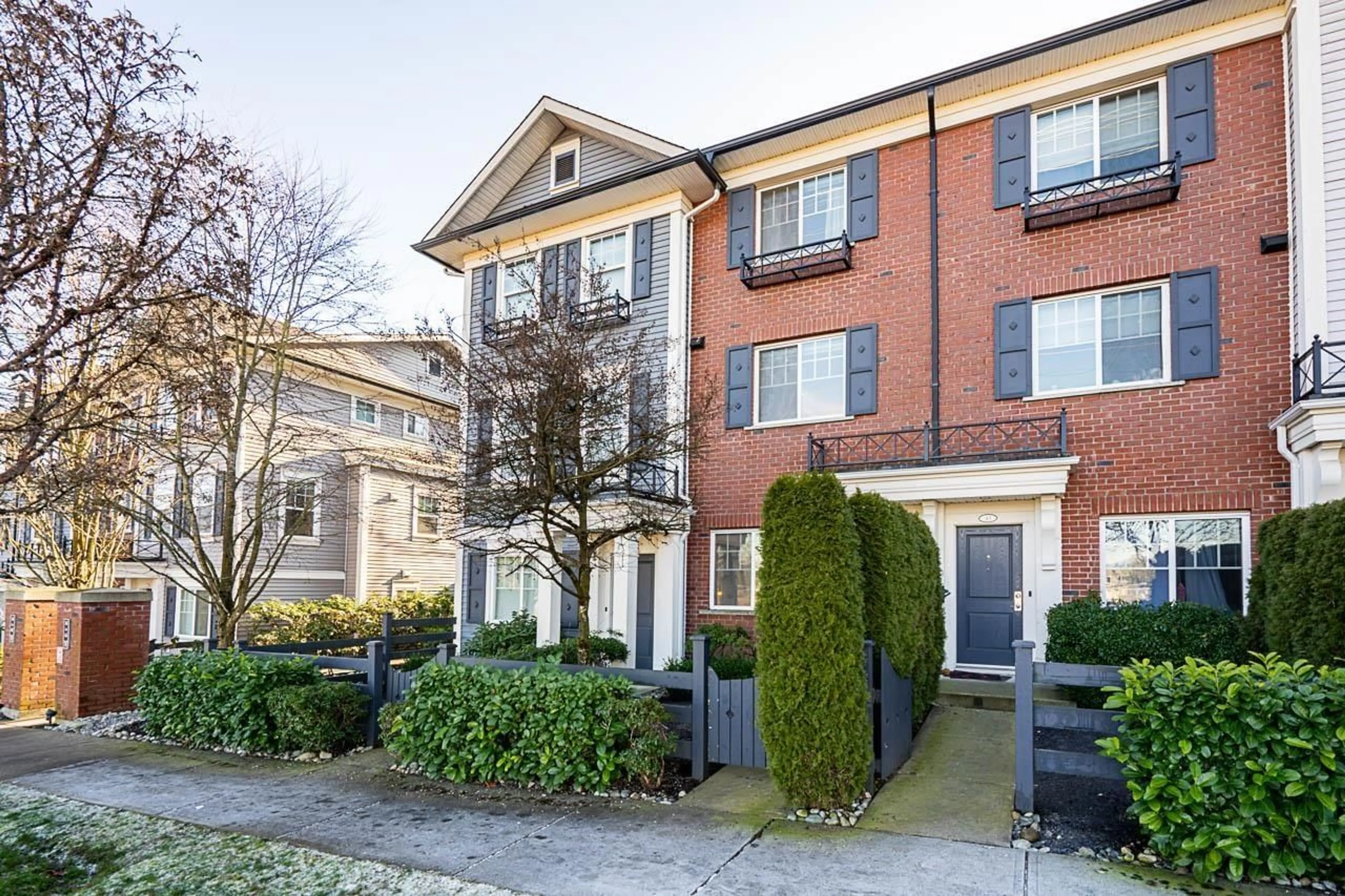 Home with brick exterior material, street for 44 - 8767 162, Surrey British Columbia V4N6K7