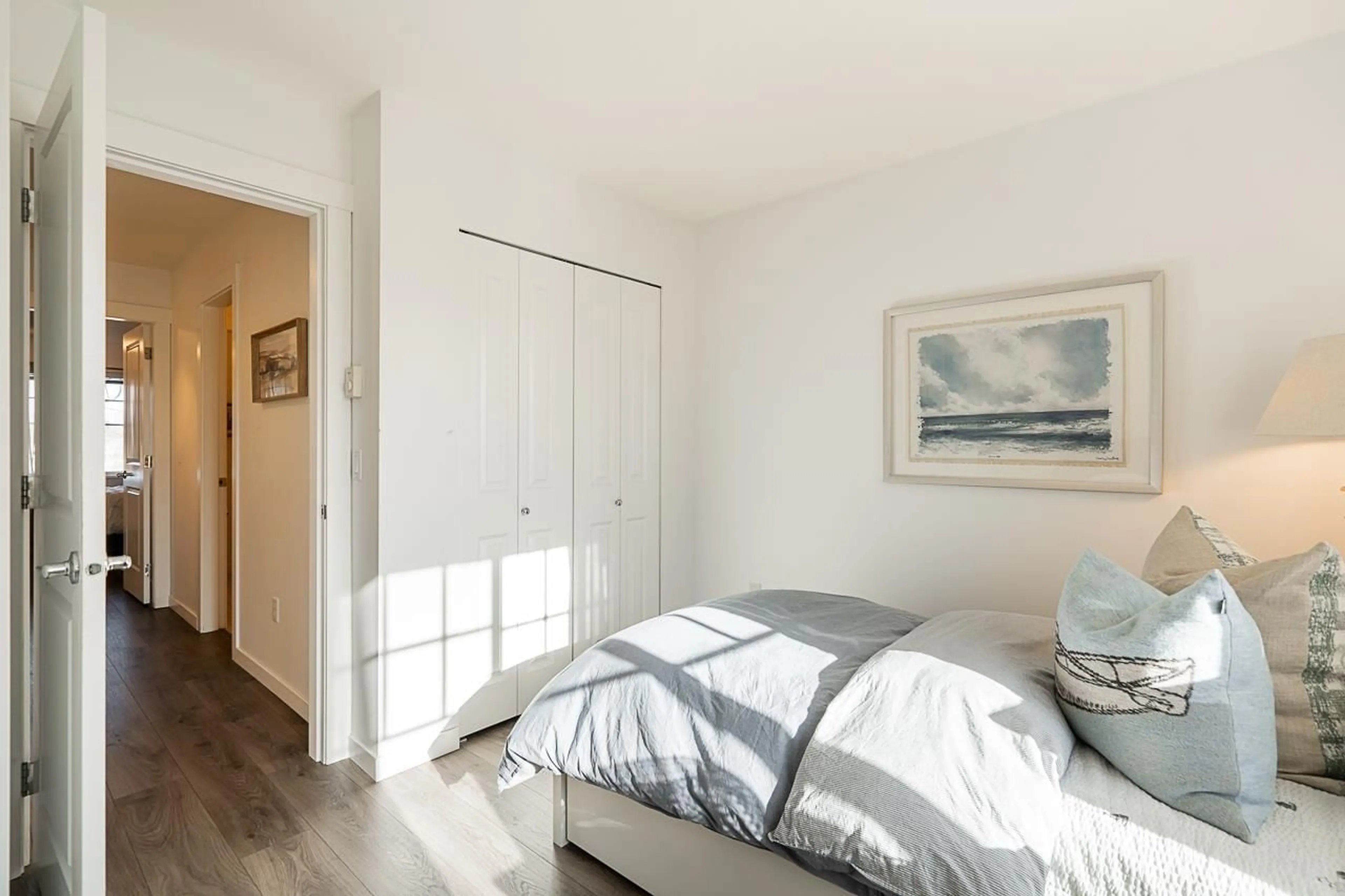 Bedroom with bed, unknown for 44 8767 162 STREET, Surrey British Columbia V4N6K7