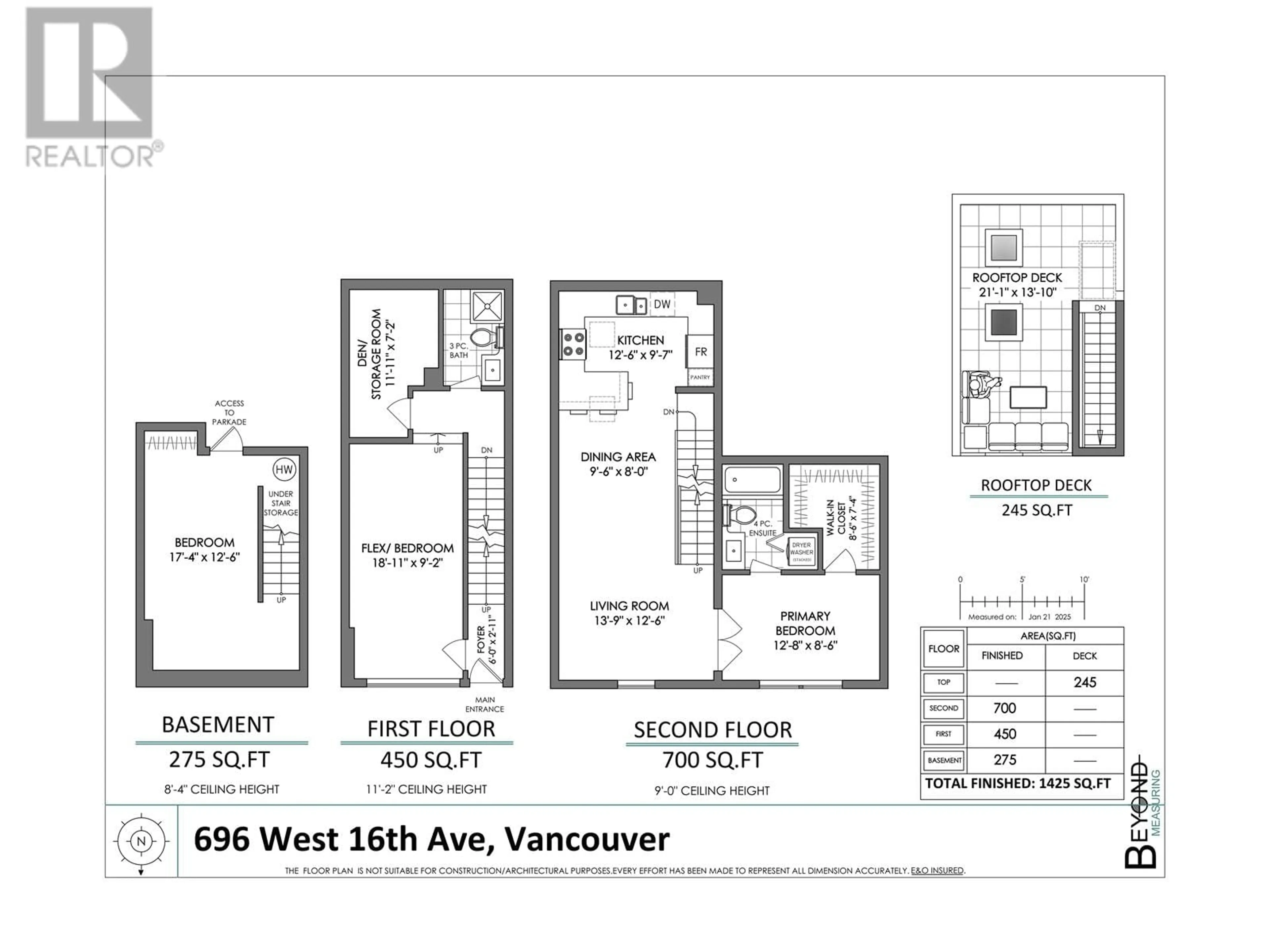 Floor plan for 696 W 16TH AVENUE, Vancouver British Columbia V5Z1S6