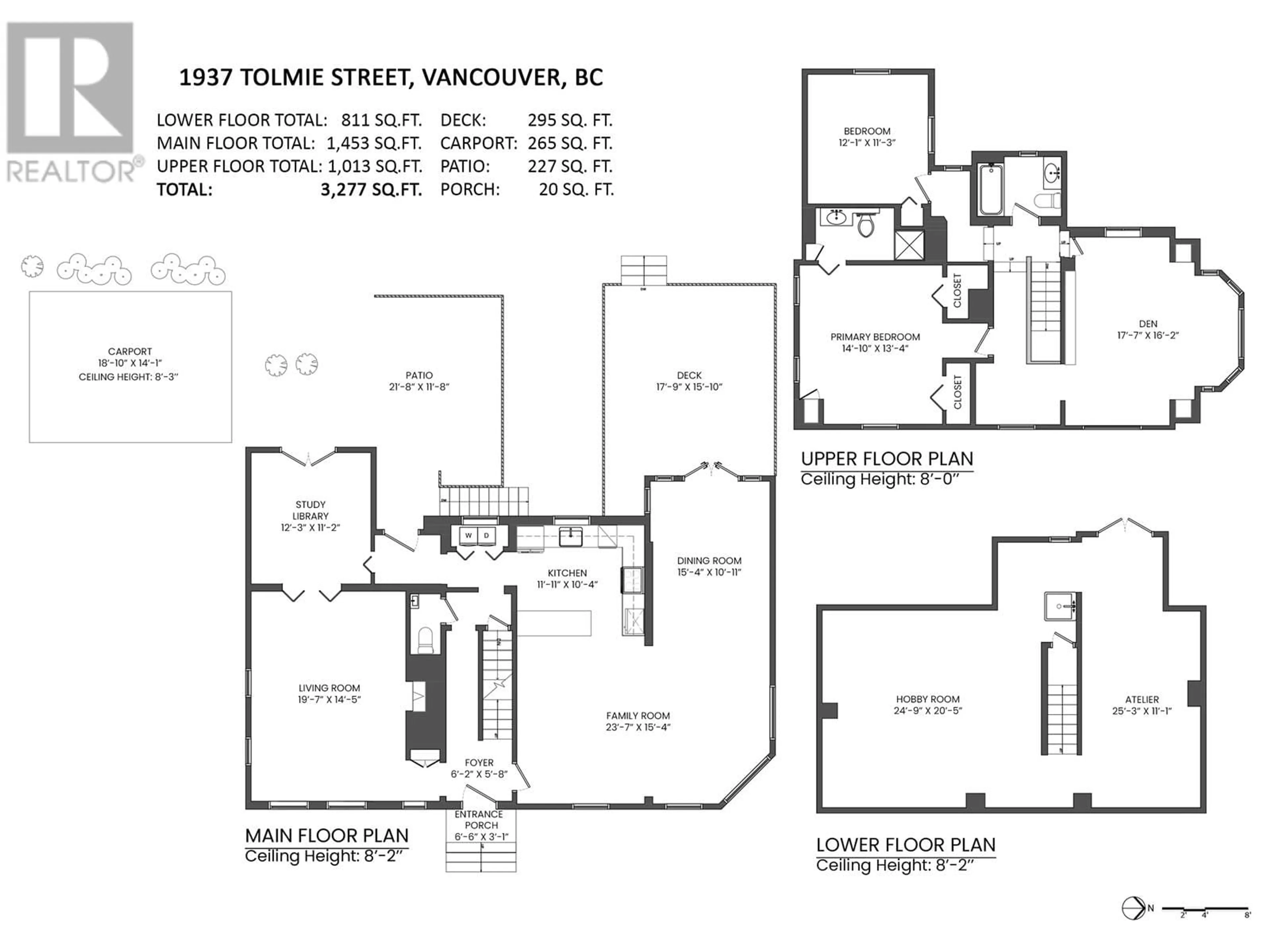 Floor plan for 1937 TOLMIE STREET, Vancouver British Columbia V6R4C1