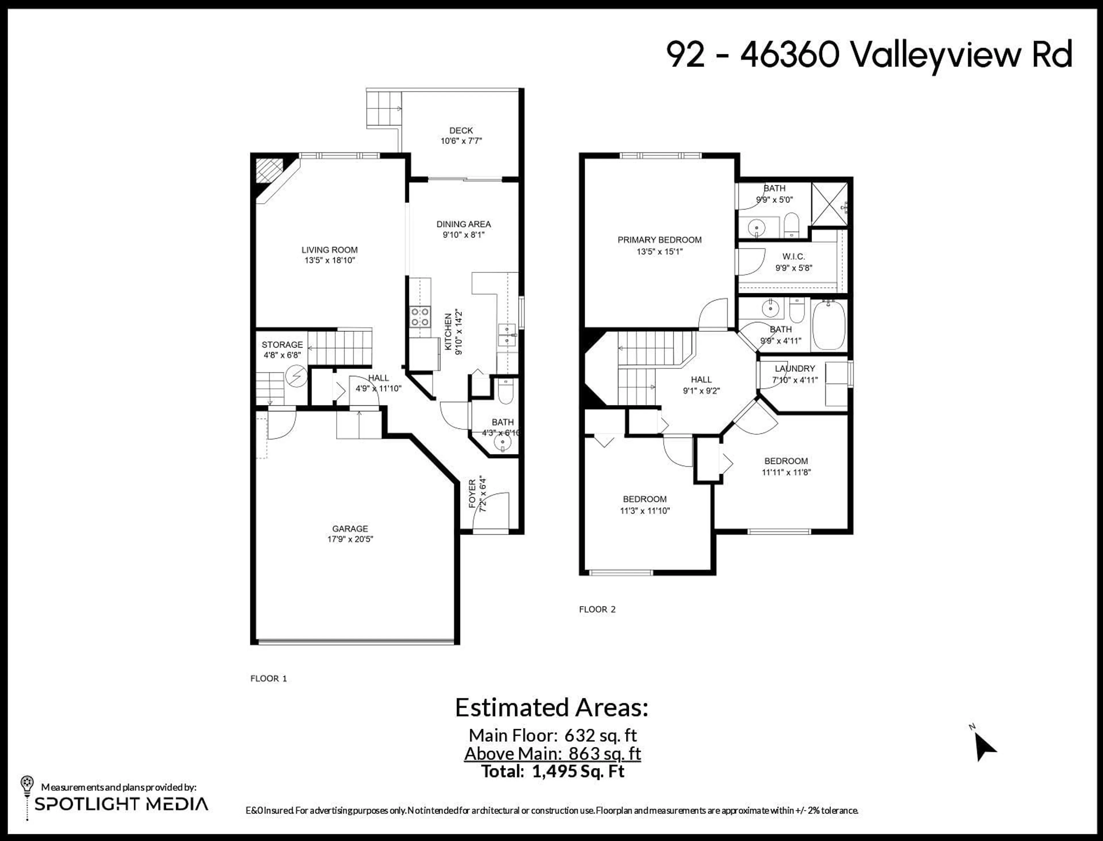 Floor plan for 92 46360 VALLEYVIEW ROAD|Promontory, Chilliwack British Columbia V2R5L7