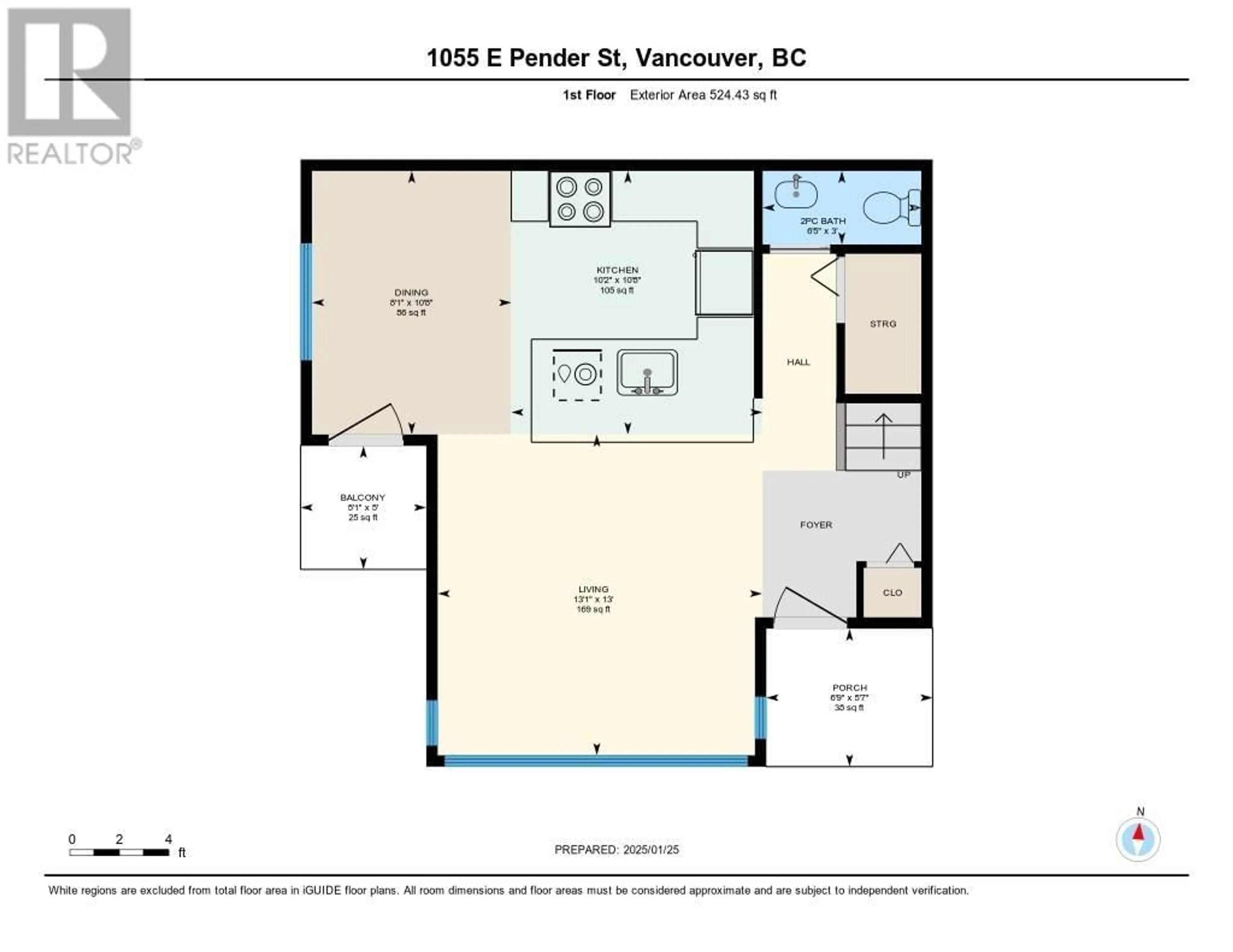 Floor plan for 1055 E PENDER STREET, Vancouver British Columbia V6A4H9