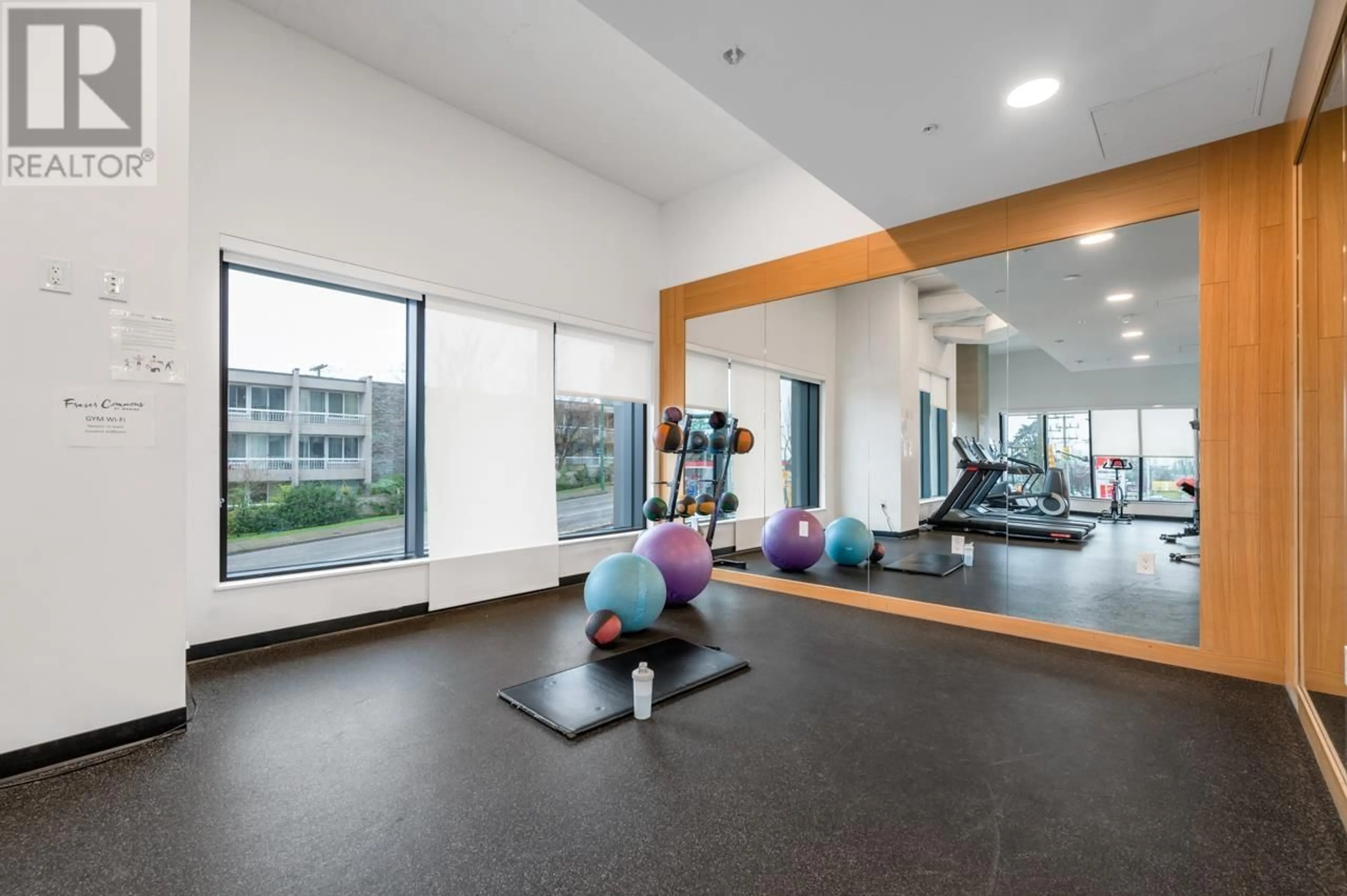 Gym or fitness room for 309 8138 FRASER STREET, Vancouver British Columbia V5X0J8