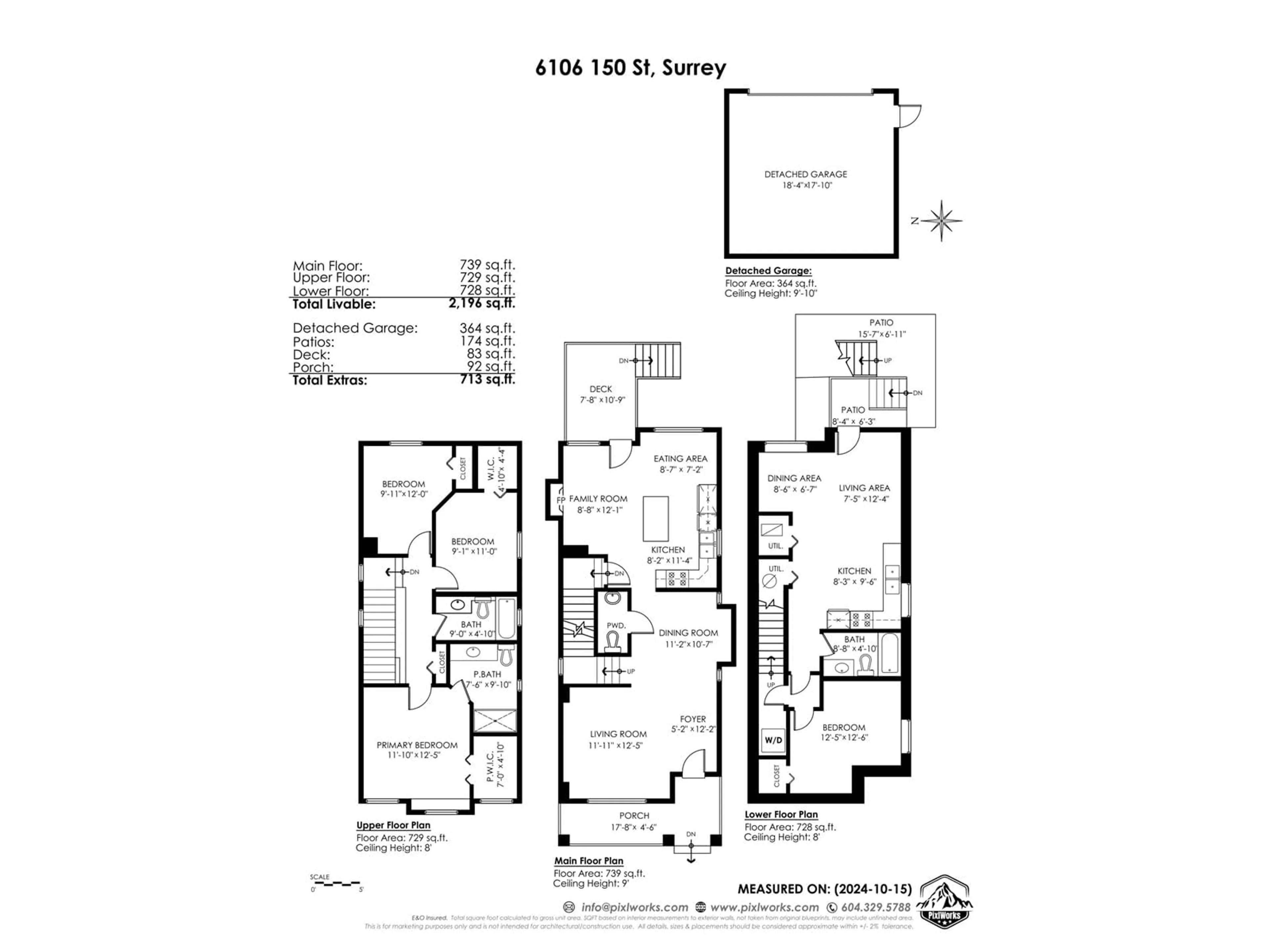 Floor plan for 6106 150 STREET, Surrey British Columbia V3S3H8