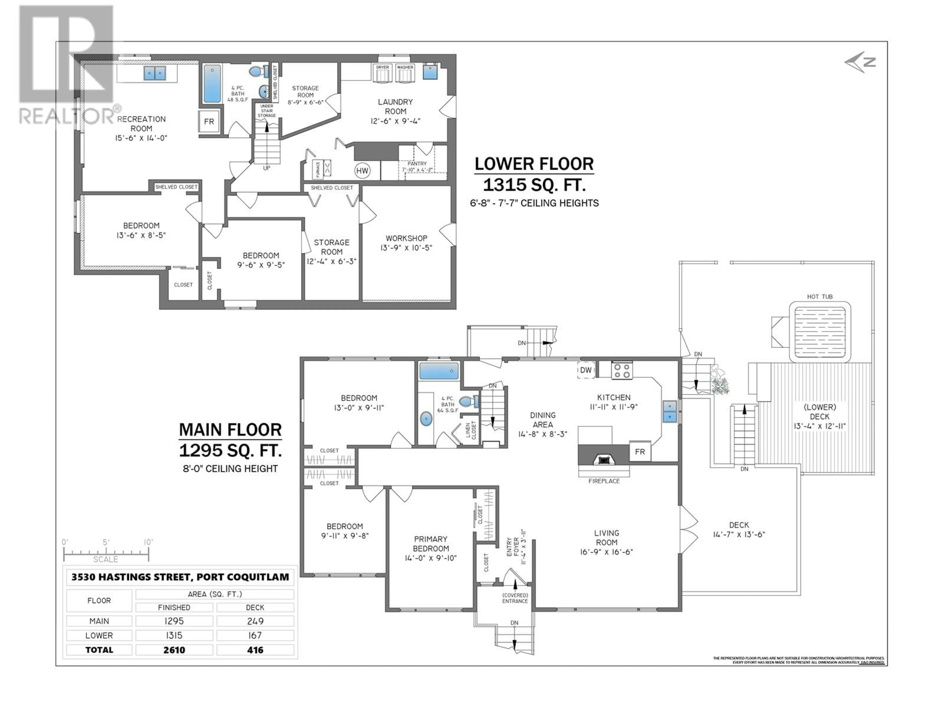 Floor plan for 3530 HASTINGS STREET, Port Coquitlam British Columbia V3B4N4