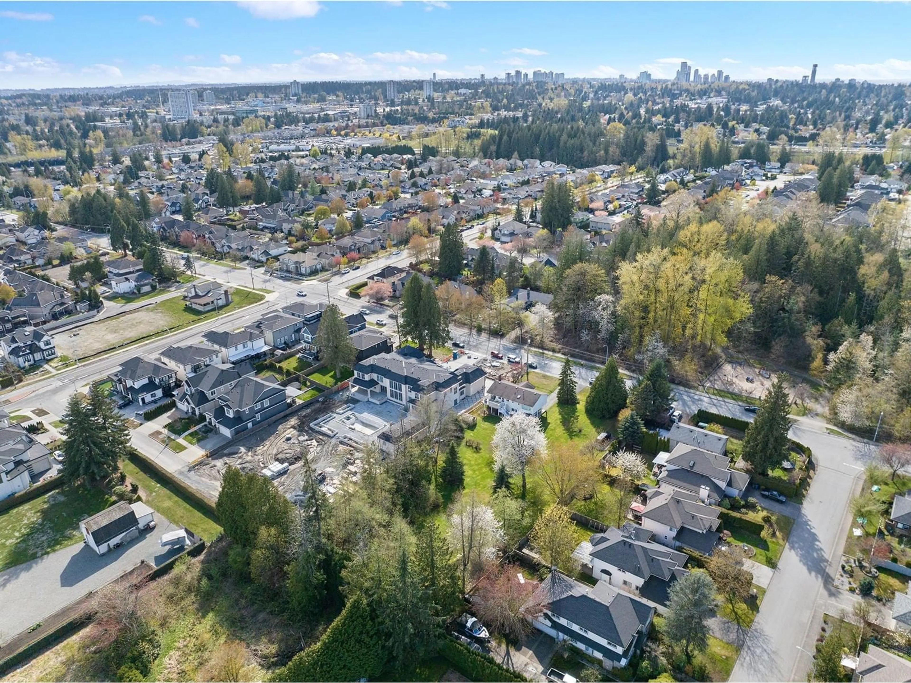 A pic from outside/outdoor area/front of a property/back of a property/a pic from drone, street for 11068 156 STREET, Surrey British Columbia V3R6J8