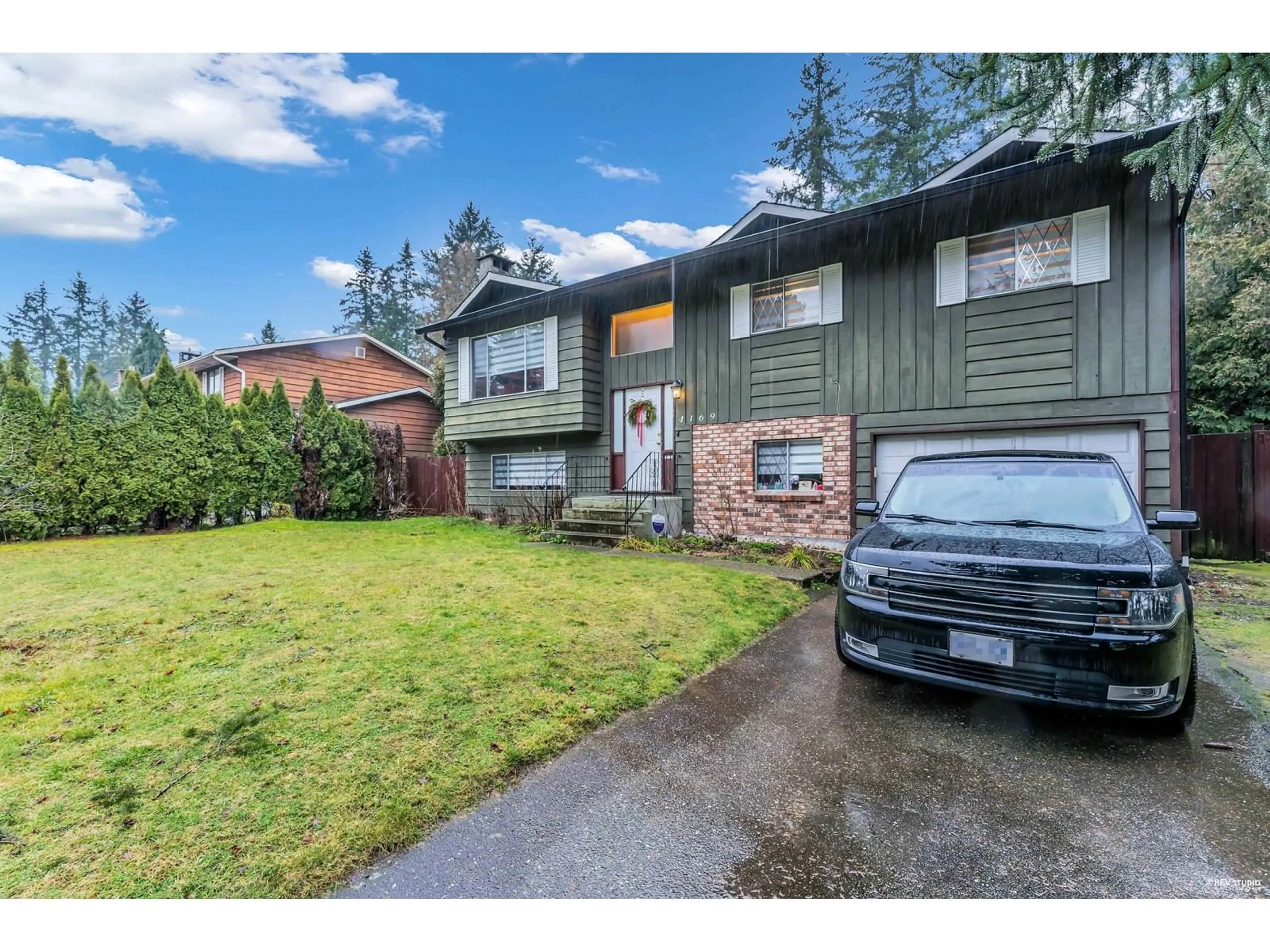 Home with vinyl exterior material, street for 4169 205A STREET, Langley British Columbia V3A2A4