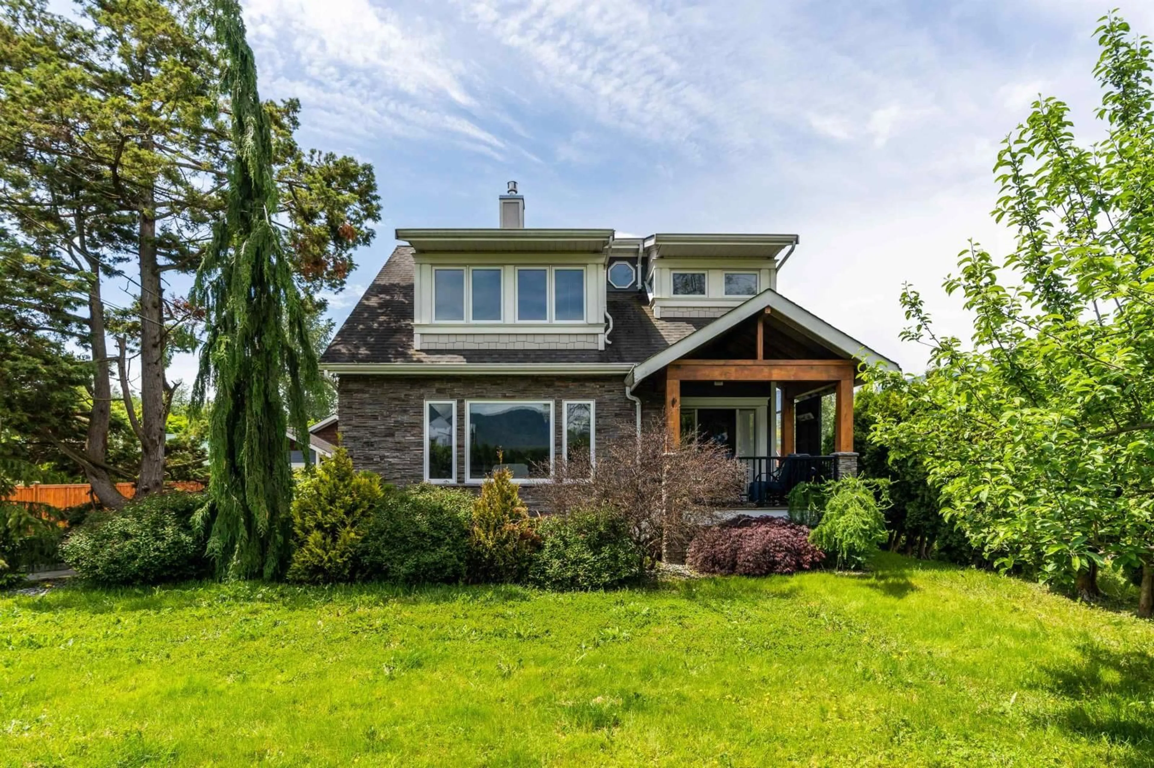 Home with brick exterior material, street for 4671 NO. 3 ROAD|Yarrow, Chilliwack British Columbia V2R5E9