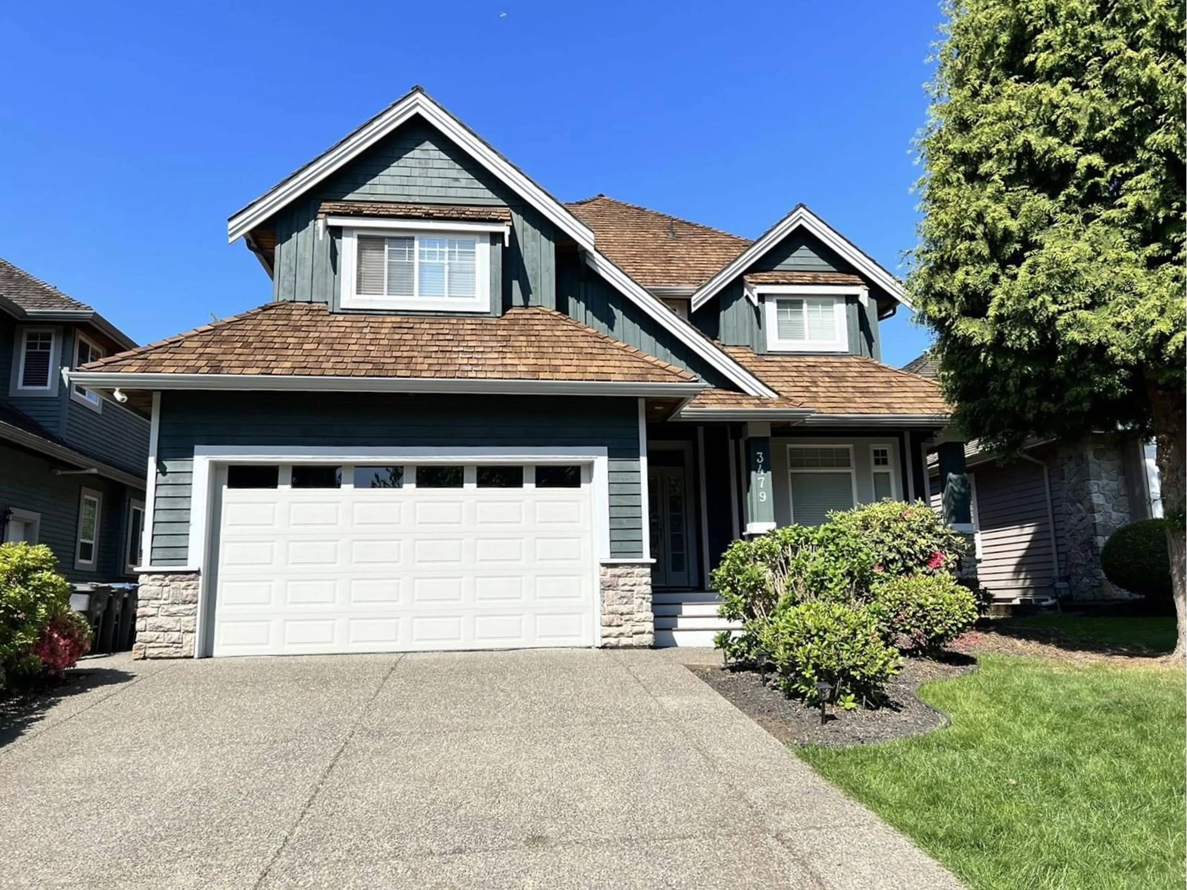 Home with vinyl exterior material, street for 3479 156A STREET, Surrey British Columbia V3Z0K4