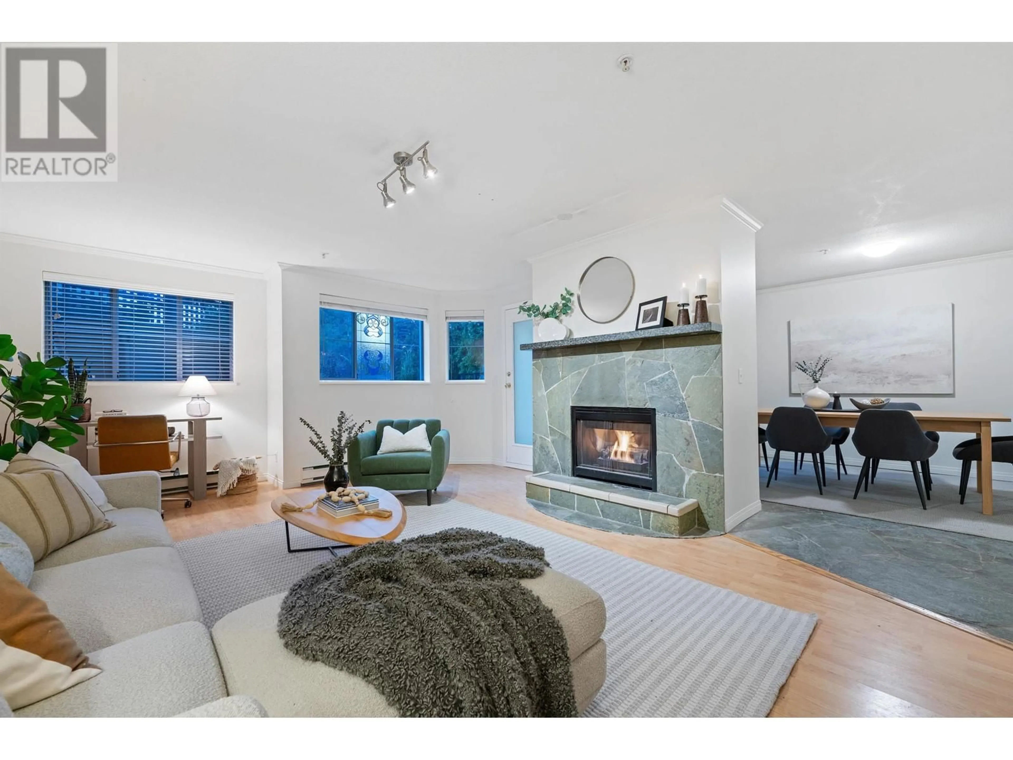 Living room with furniture, unknown for 309 1050 BOWRON COURT, North Vancouver British Columbia V7H2X6