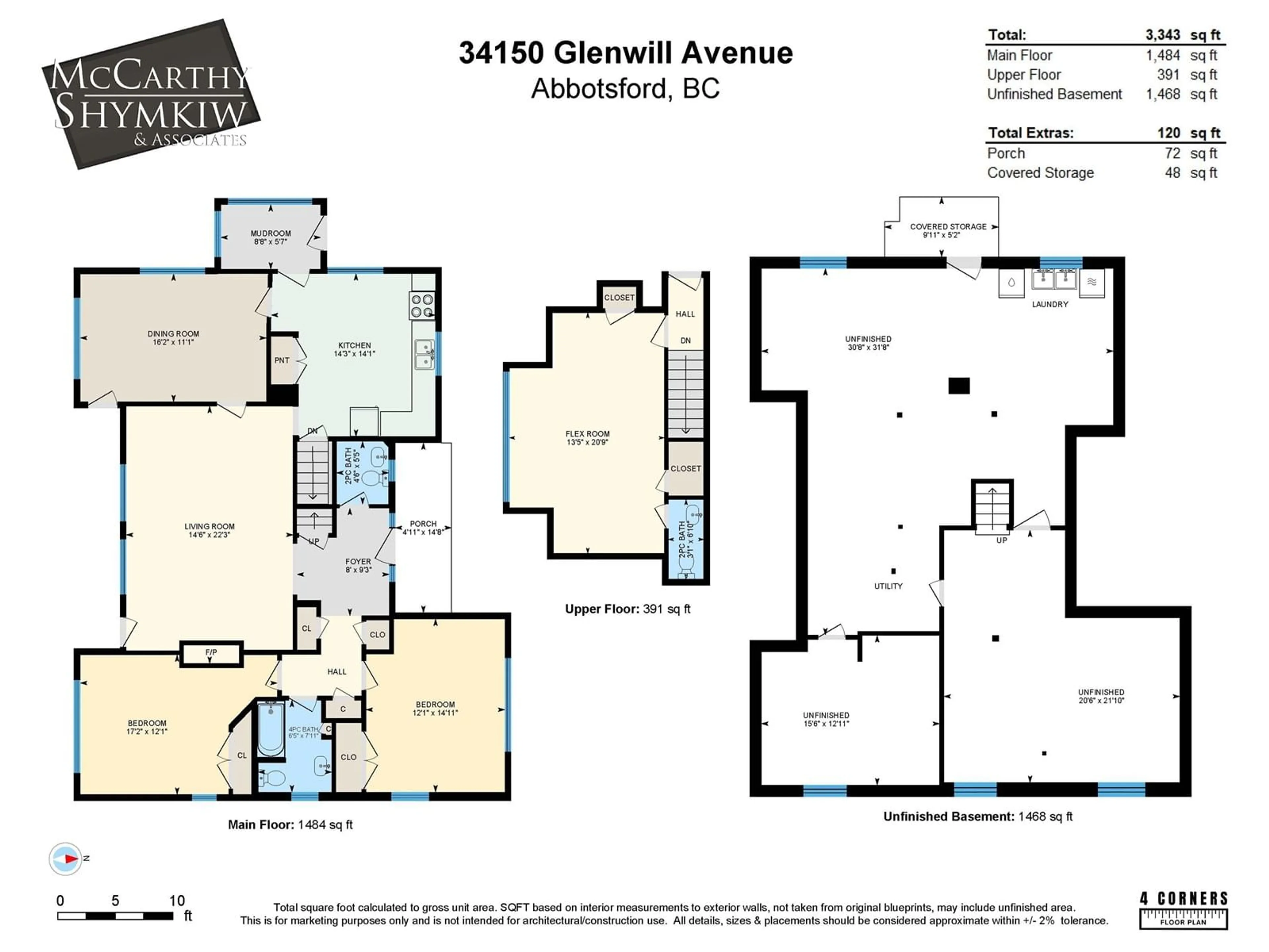Floor plan for 34150 GLENWILL, Abbotsford British Columbia V2S1X6