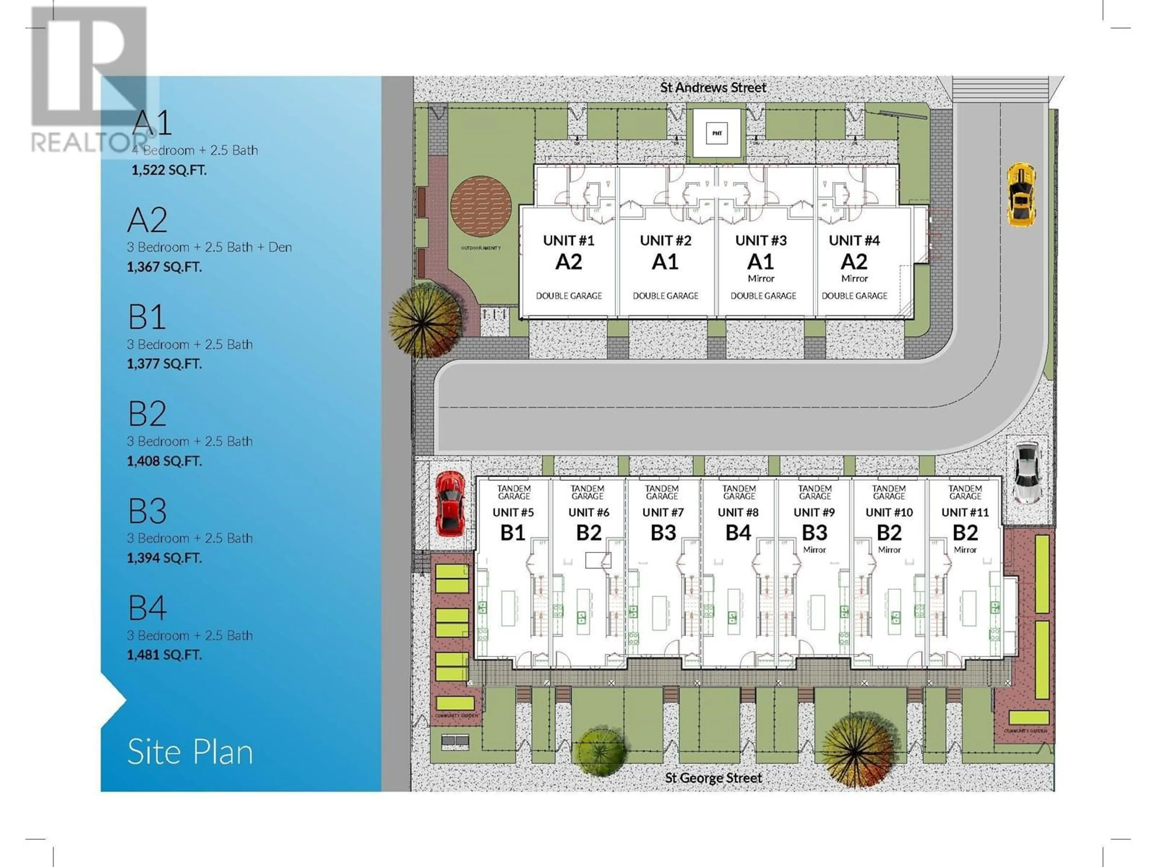 Floor plan for 3 2808 ST. GEORGE STREET, Port Moody British Columbia V3H2H3