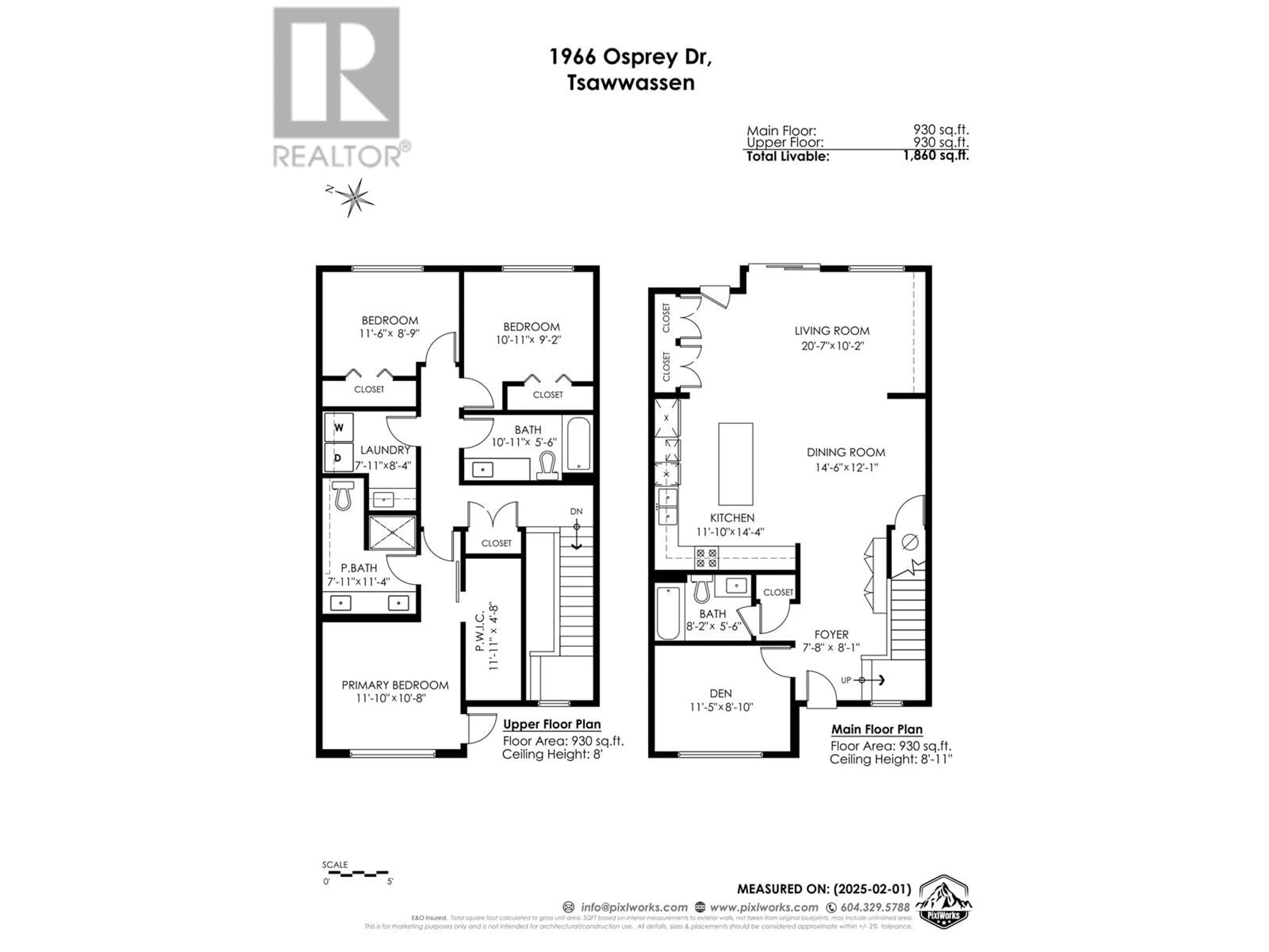 Floor plan for 1966 OSPREY DRIVE, Tsawwassen British Columbia V4M0E8