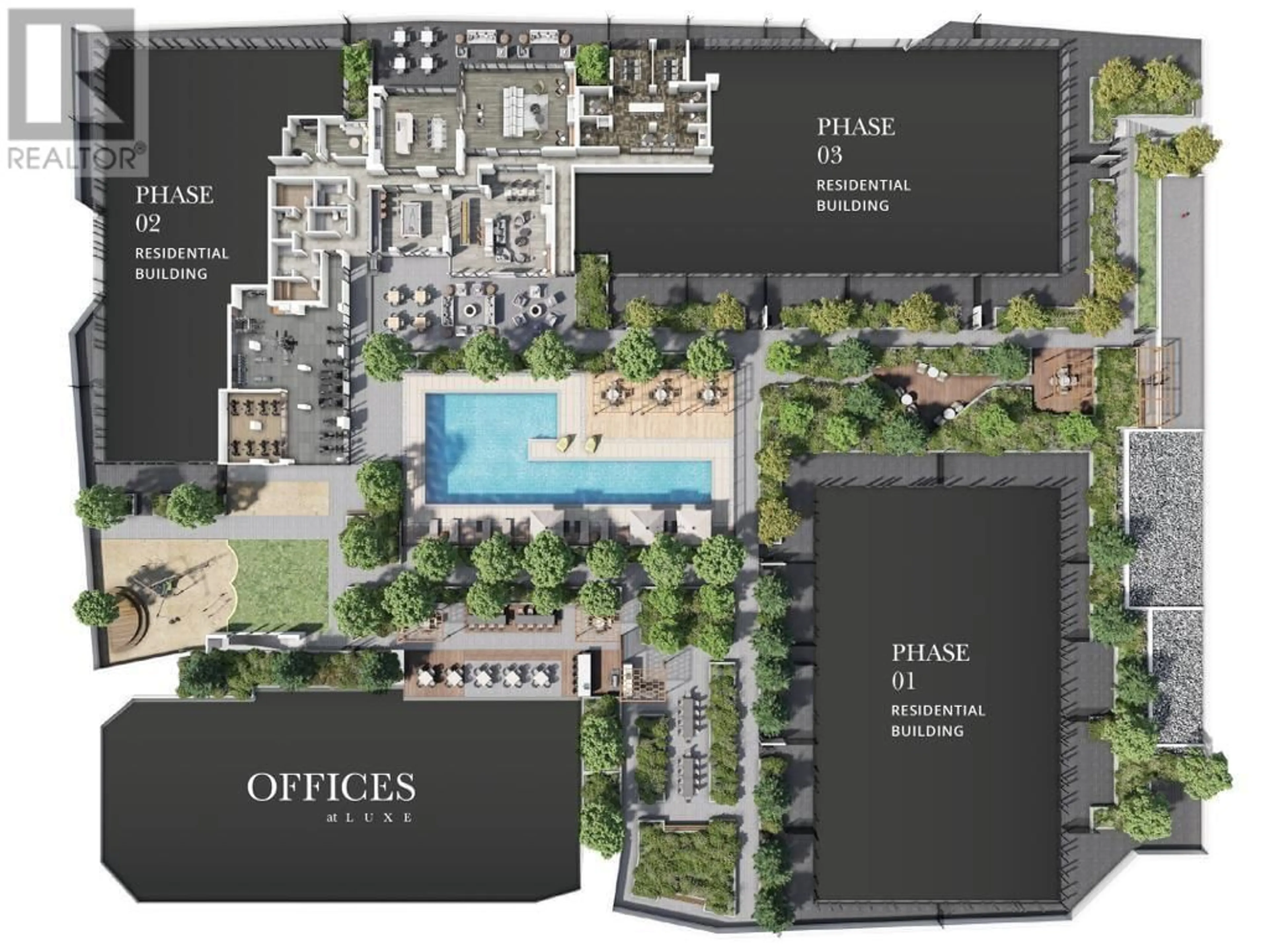 Floor plan for 1301 5591 NO. 3 ROAD, Richmond British Columbia V6X2C7