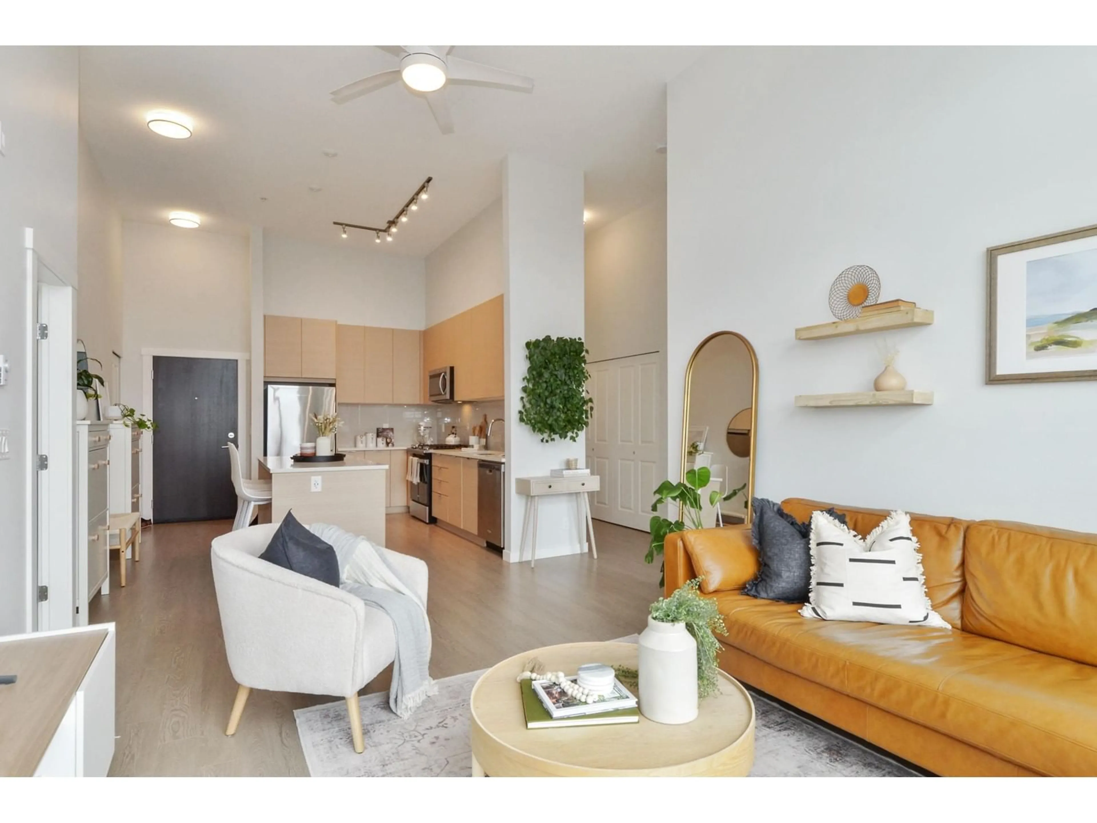 Living room with furniture, unknown for B606 - 8150 207, Langley British Columbia V2Y4J3