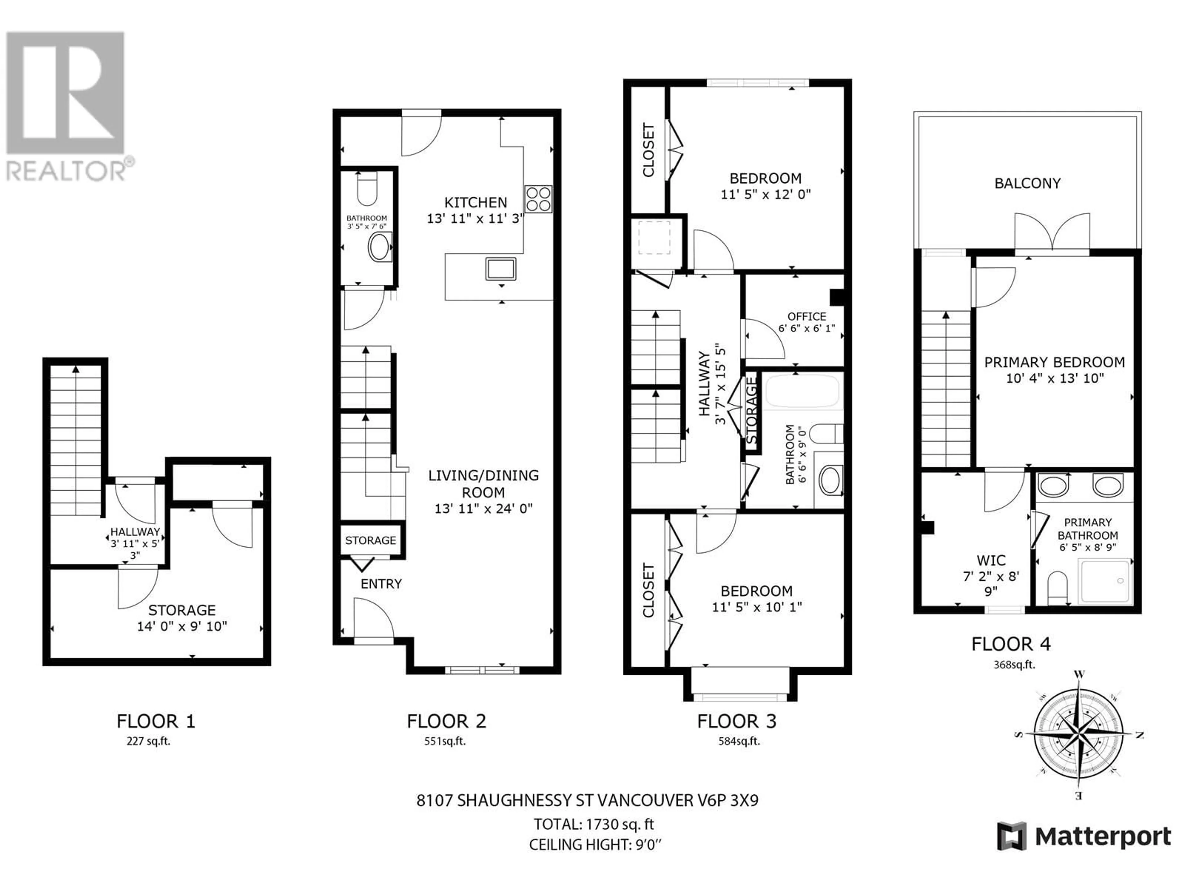 Floor plan for 8107 SHAUGHNESSY STREET, Vancouver British Columbia V6P3X9