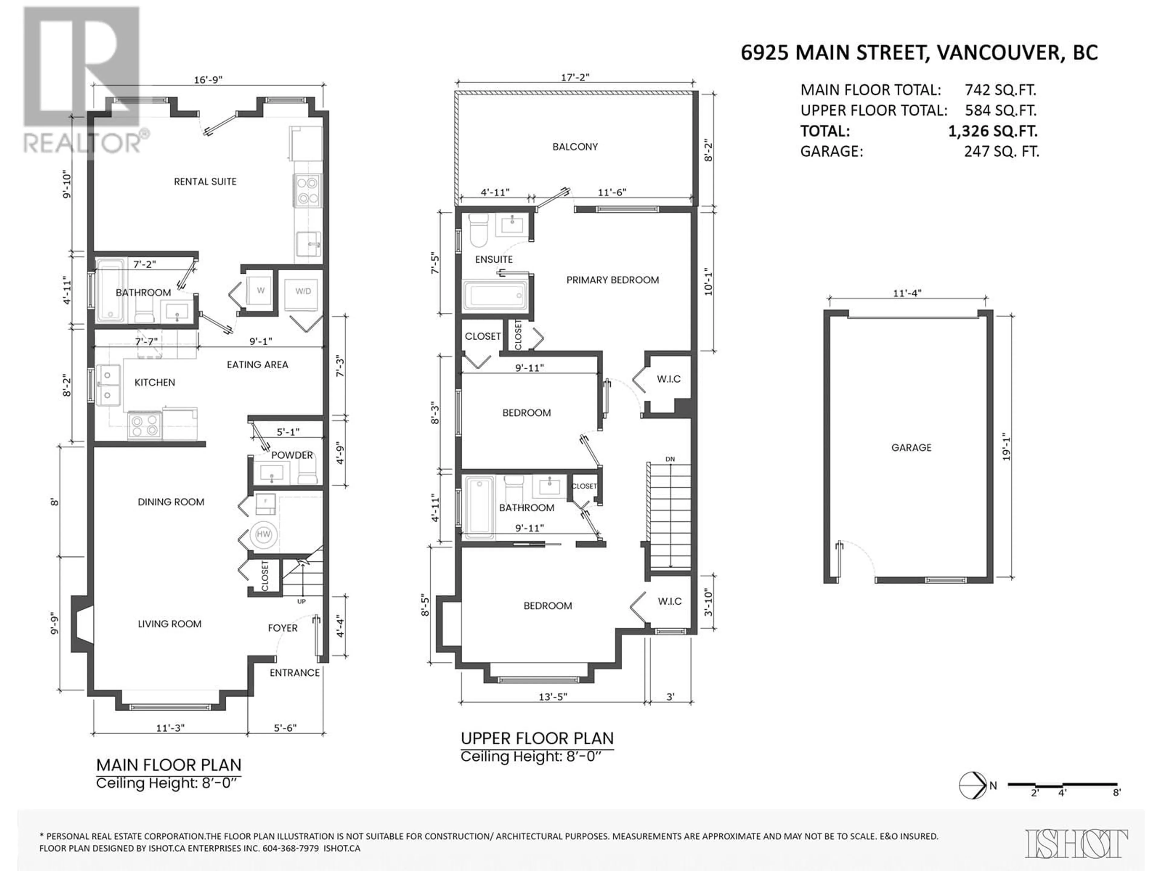 Floor plan for 6925 MAIN STREET, Vancouver British Columbia V5X3H6