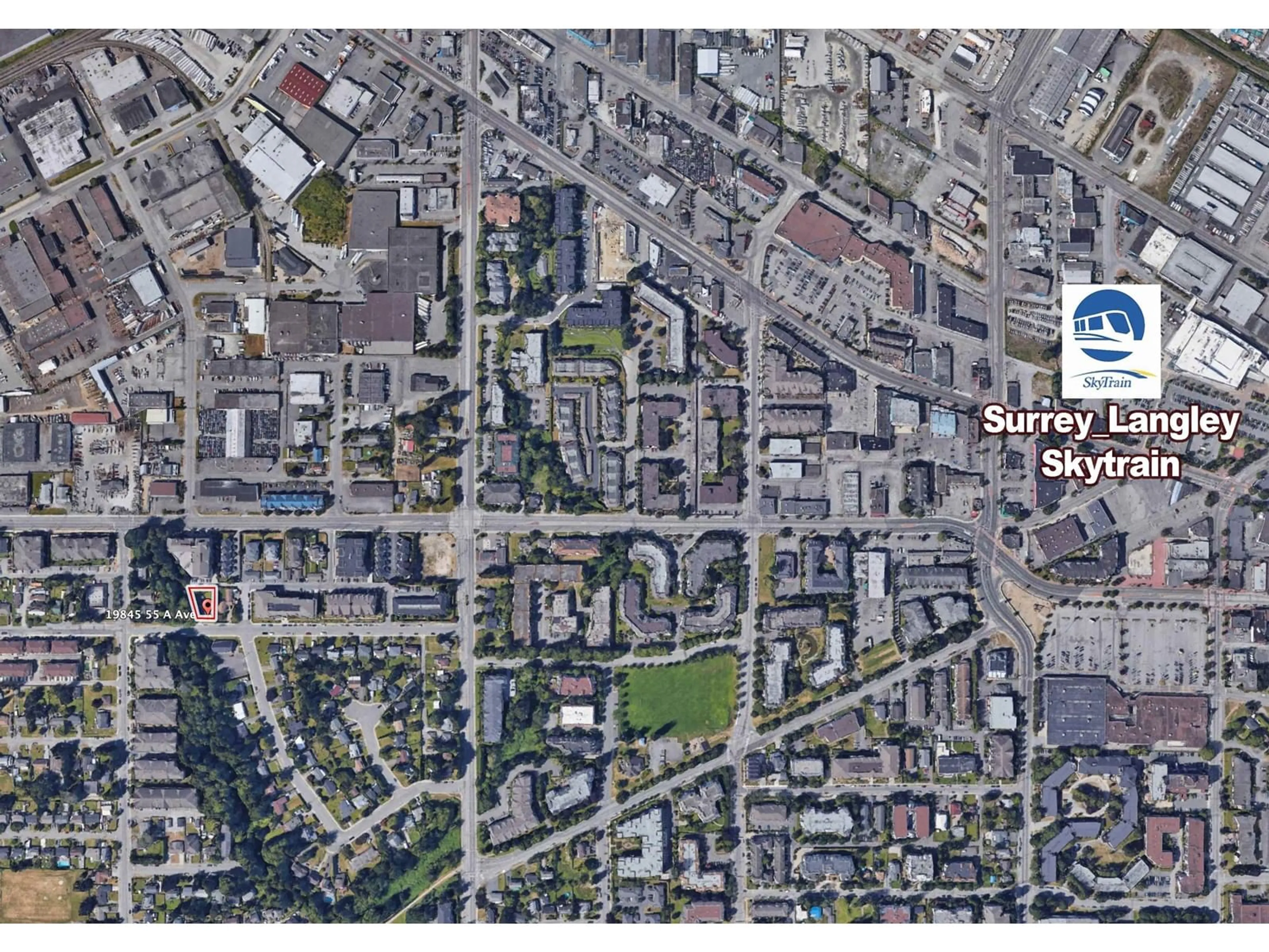 Picture of a map for 19845 55A, Langley British Columbia V3A3X3