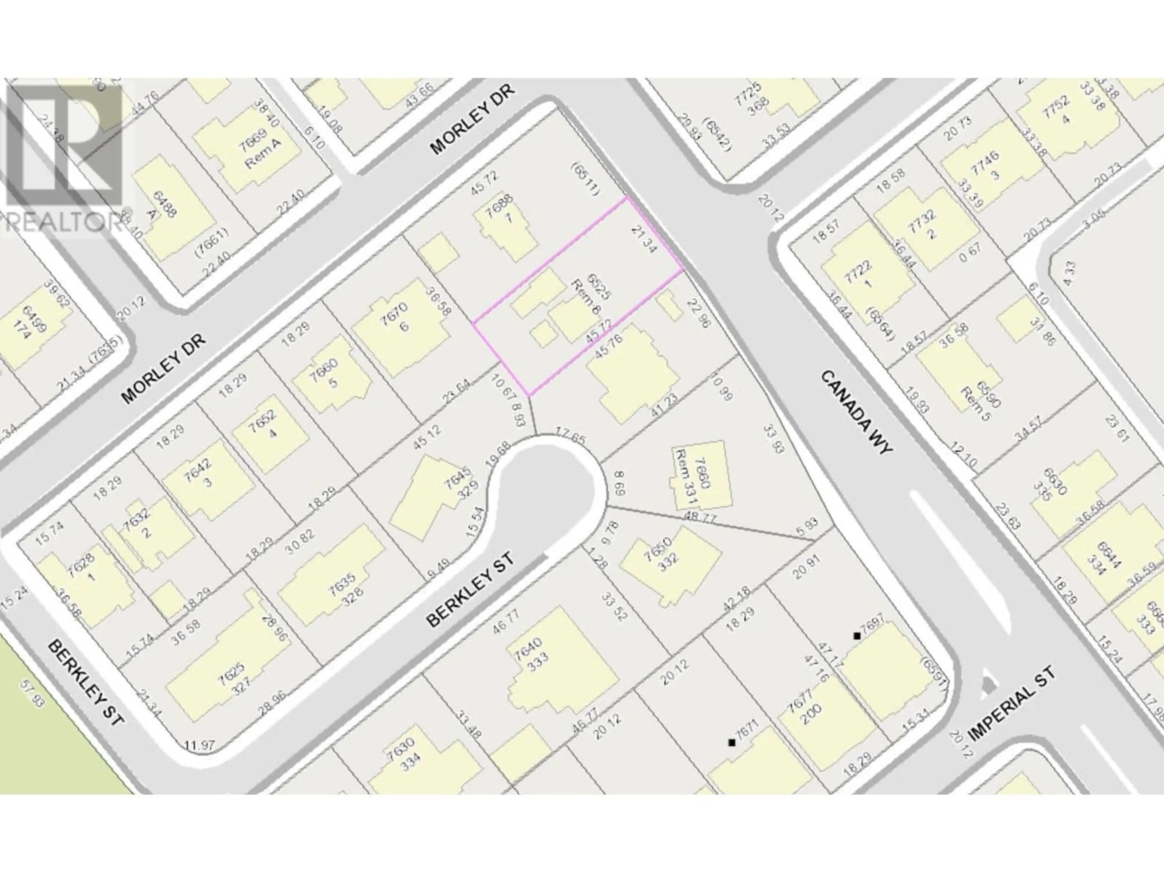 Picture of a map for 6525 CANADA WAY, Burnaby British Columbia V5E3P5