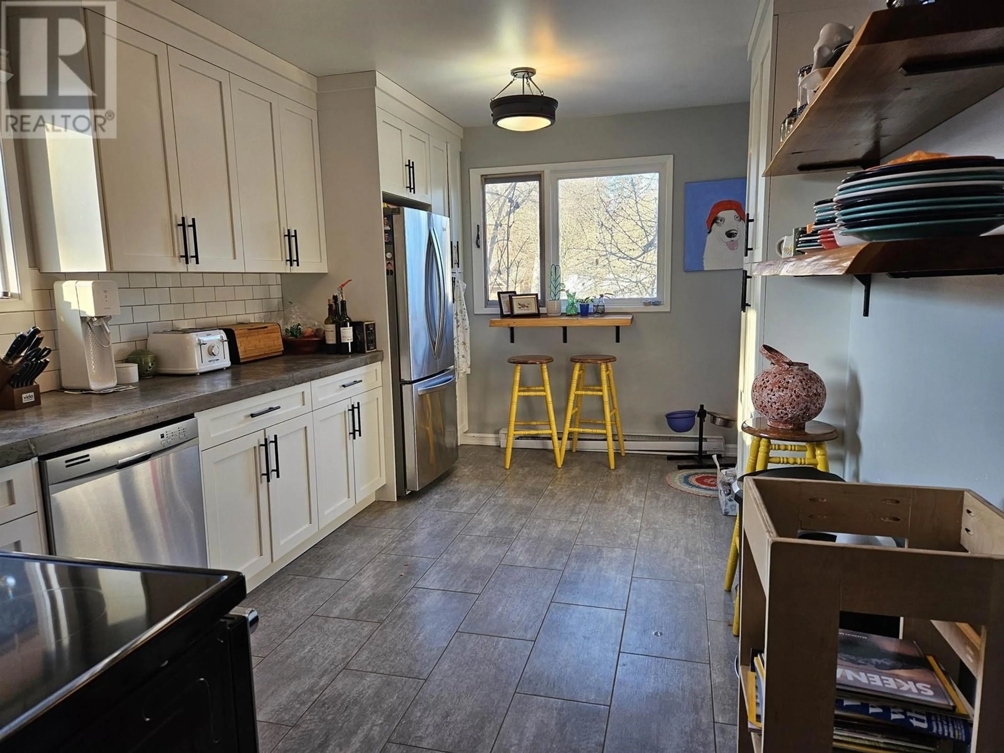 Open concept kitchen, ceramic/tile floor for 3309 THOMAS STREET, Terrace British Columbia V8G3G4