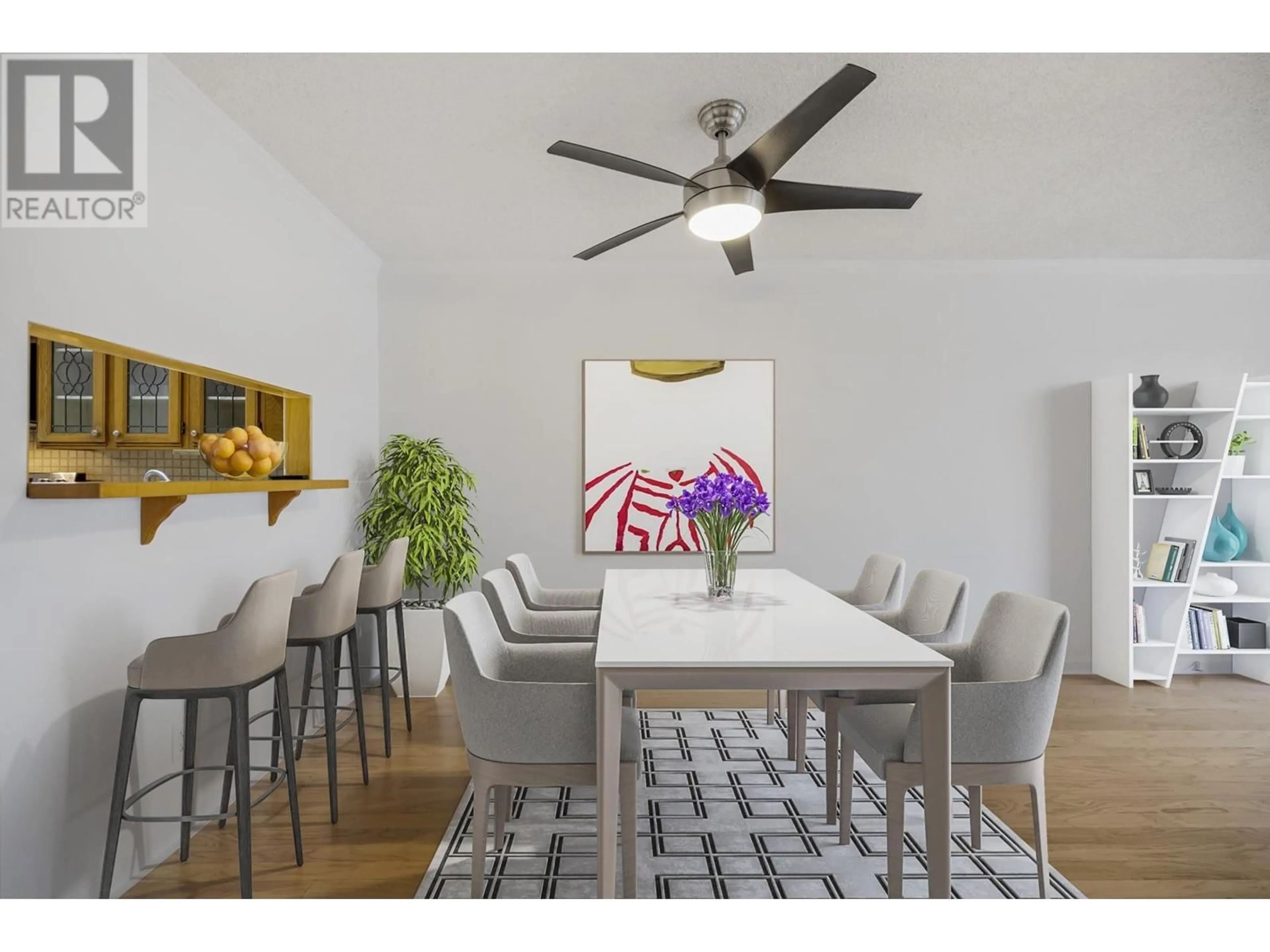 Dining room, wood/laminate floor for 303 1005 W 7TH AVENUE, Vancouver British Columbia V6H1B2