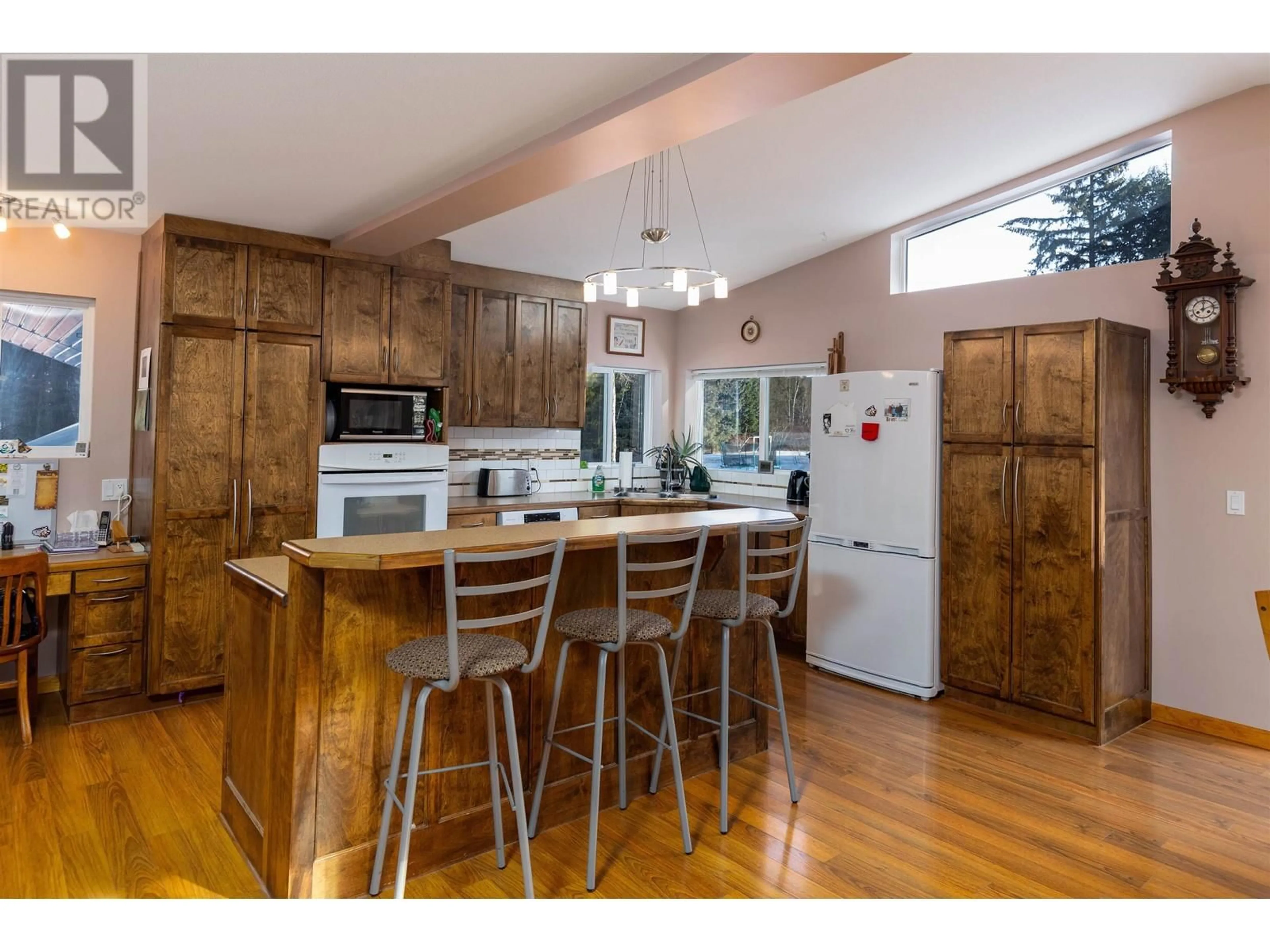 Open concept kitchen, wood/laminate floor for 5324 MCCONNELL AVENUE, Terrace British Columbia V8G4X3