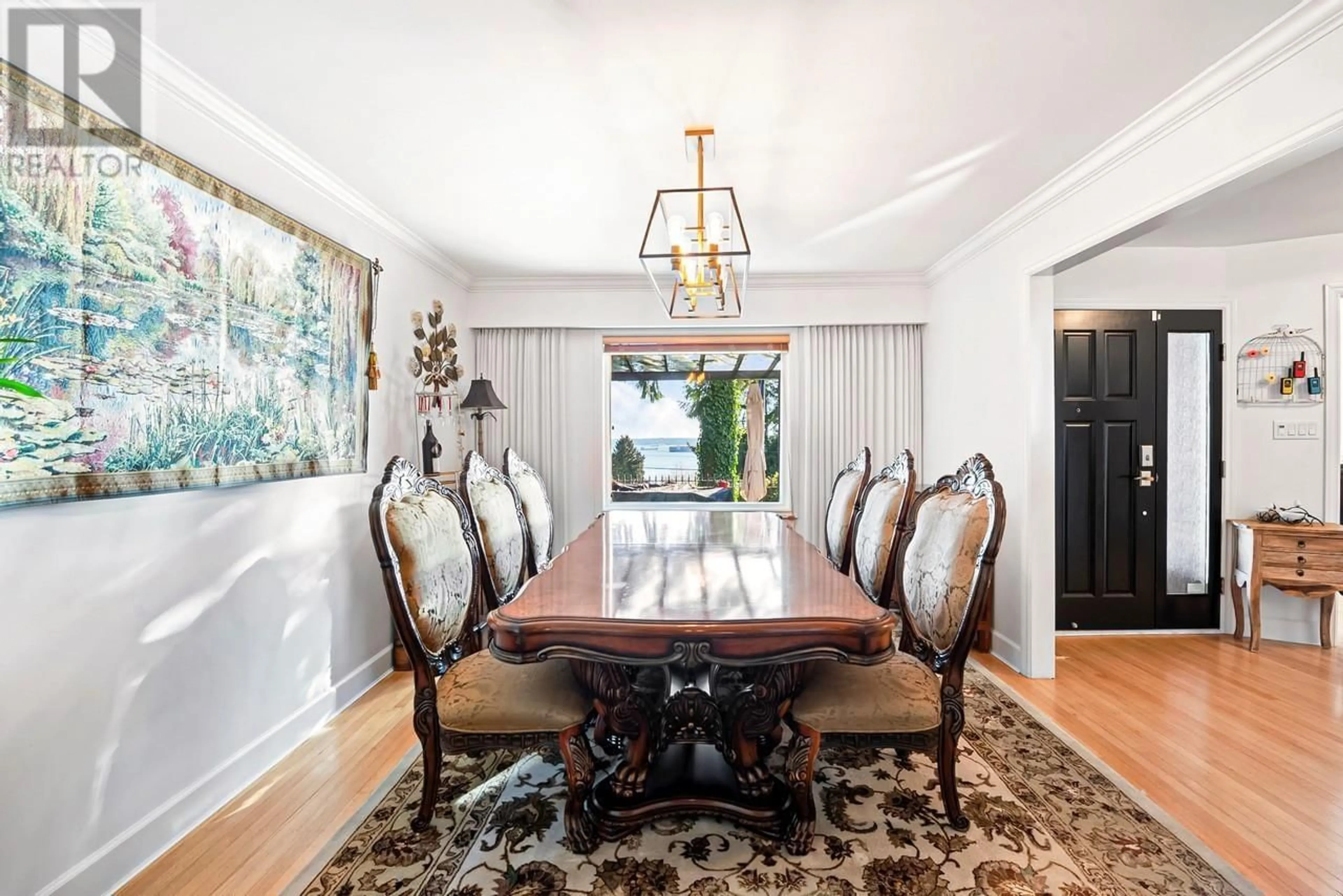 Dining room, wood/laminate floor for 3175 BENBOW ROAD, West Vancouver British Columbia V7V3E1