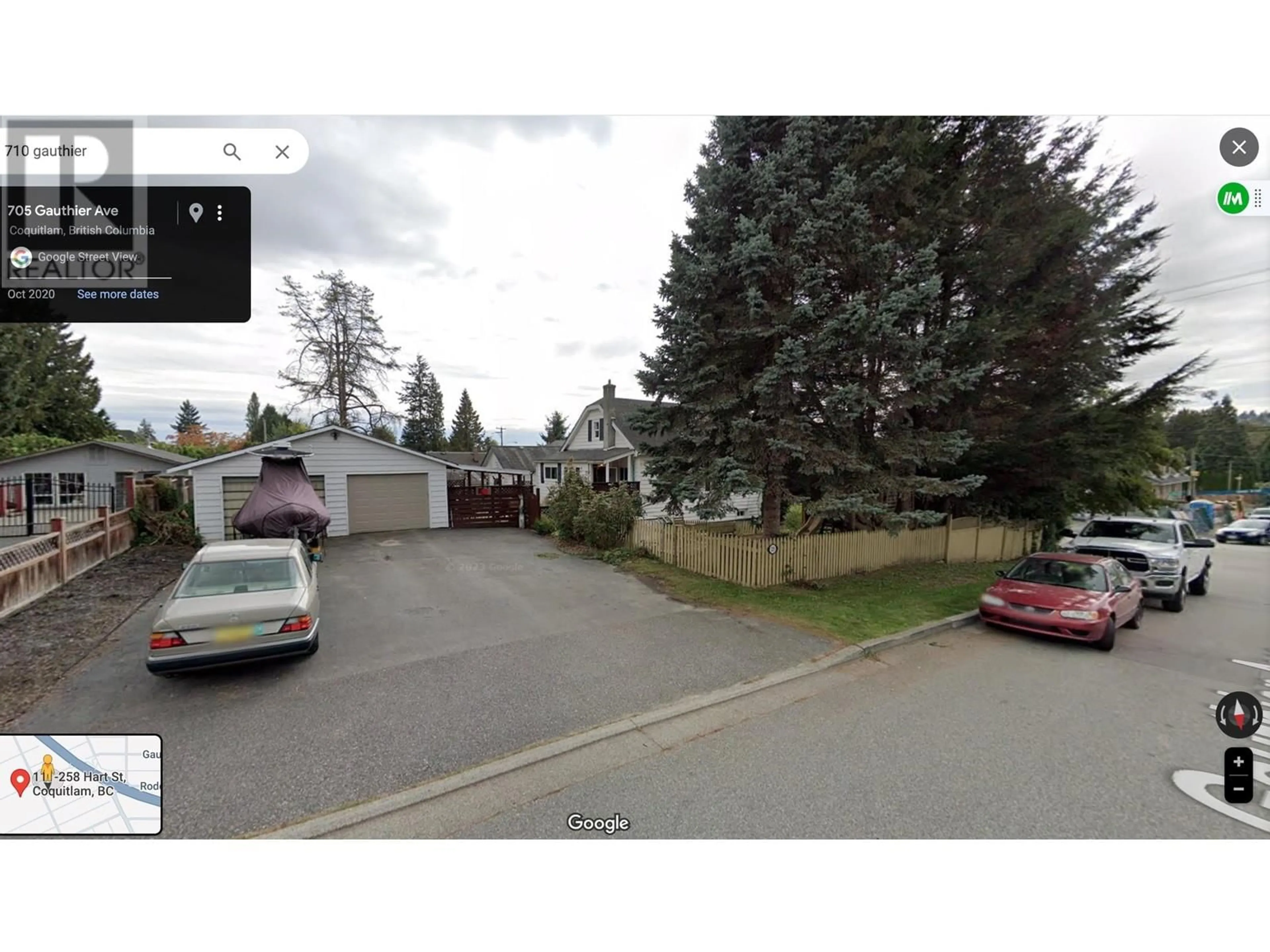 A pic from outside/outdoor area/front of a property/back of a property/a pic from drone, street for 255 HART STREET, Coquitlam British Columbia V3K4A5