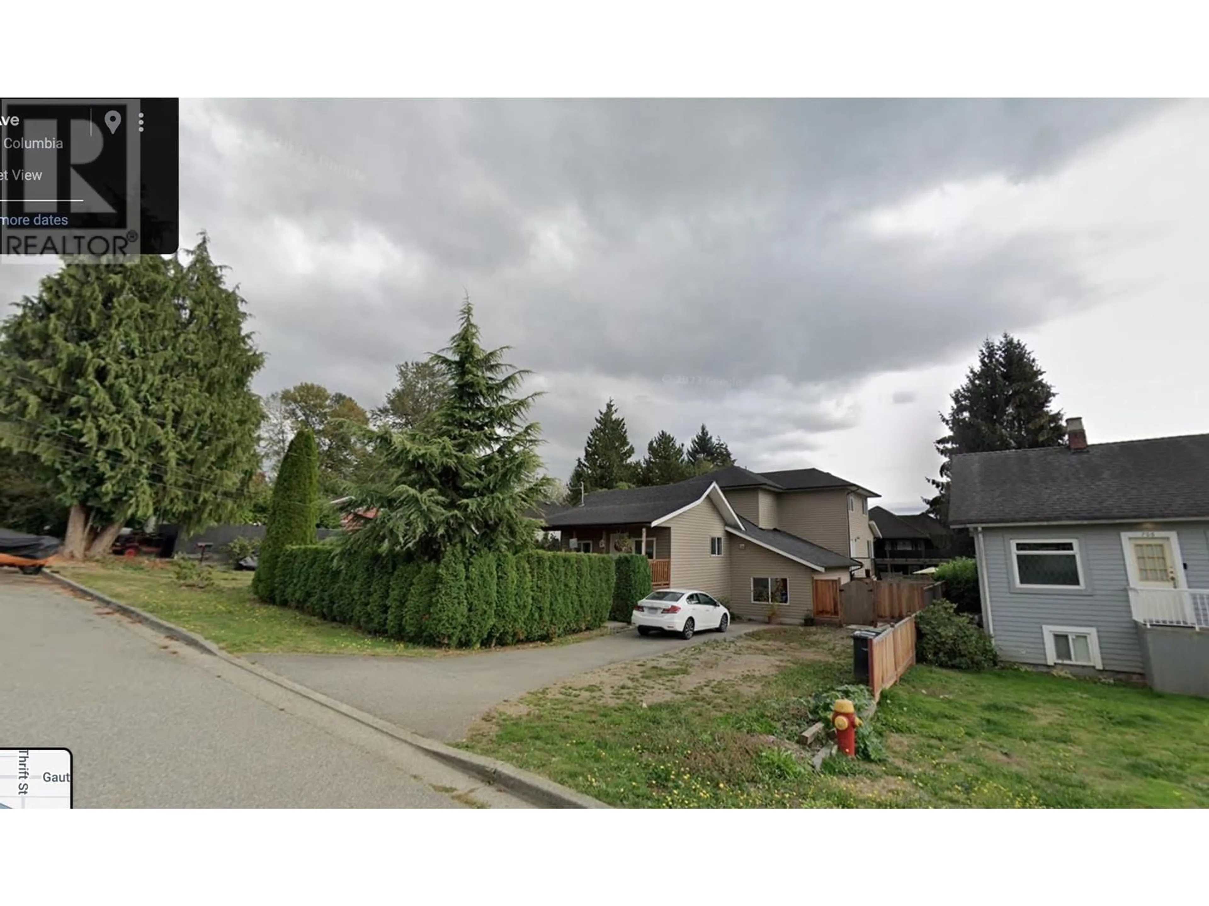 A pic from outside/outdoor area/front of a property/back of a property/a pic from drone, street for 710 GAUTHIER AVENUE, Coquitlam British Columbia V3K1R5