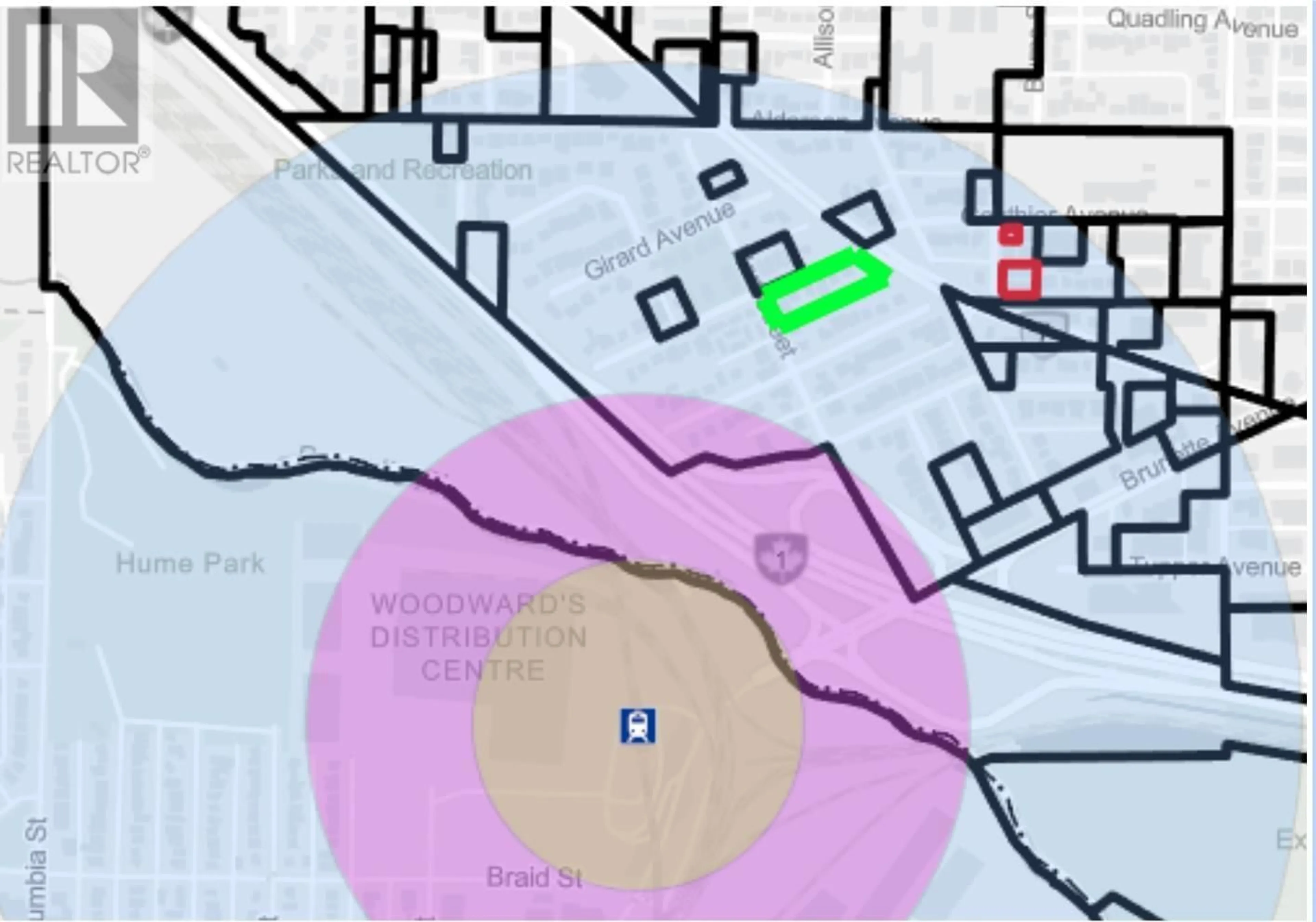 Picture of a map for 710 GAUTHIER AVENUE, Coquitlam British Columbia V3K1R5