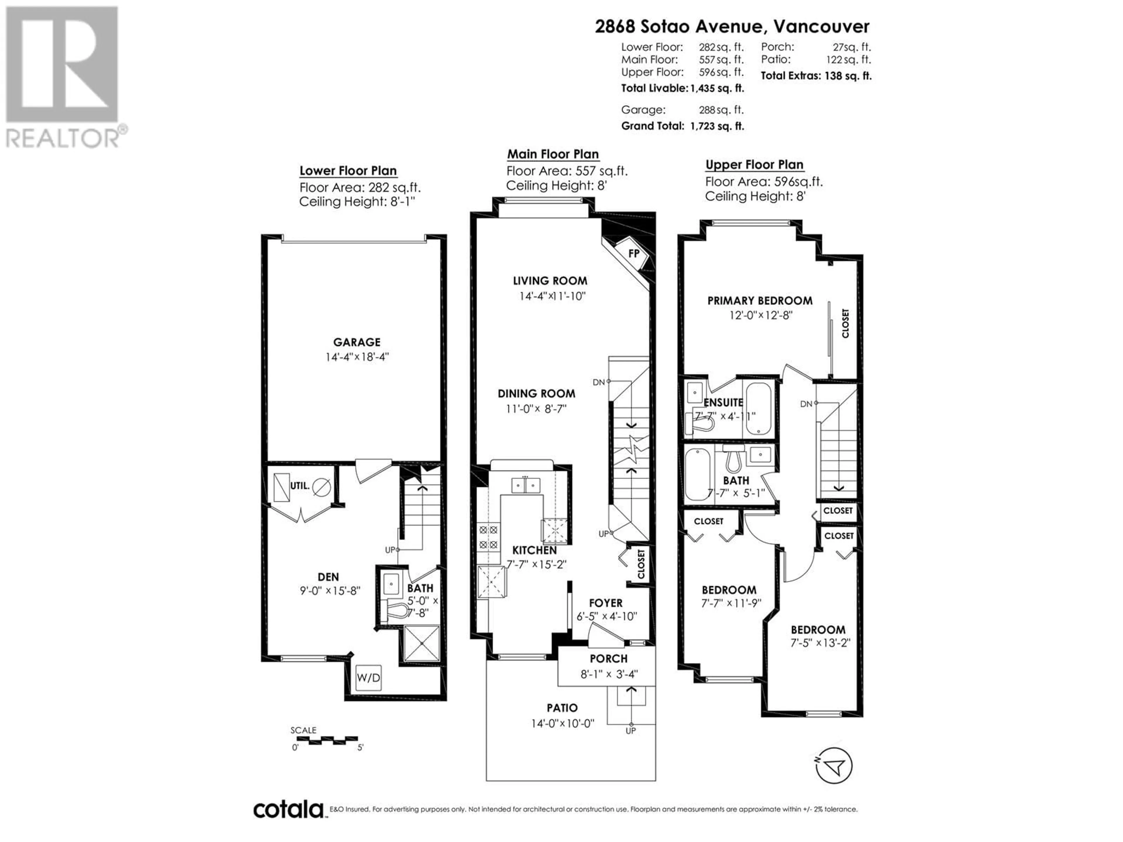 Floor plan for 2868 SOTAO AVENUE, Vancouver British Columbia V5S4V1