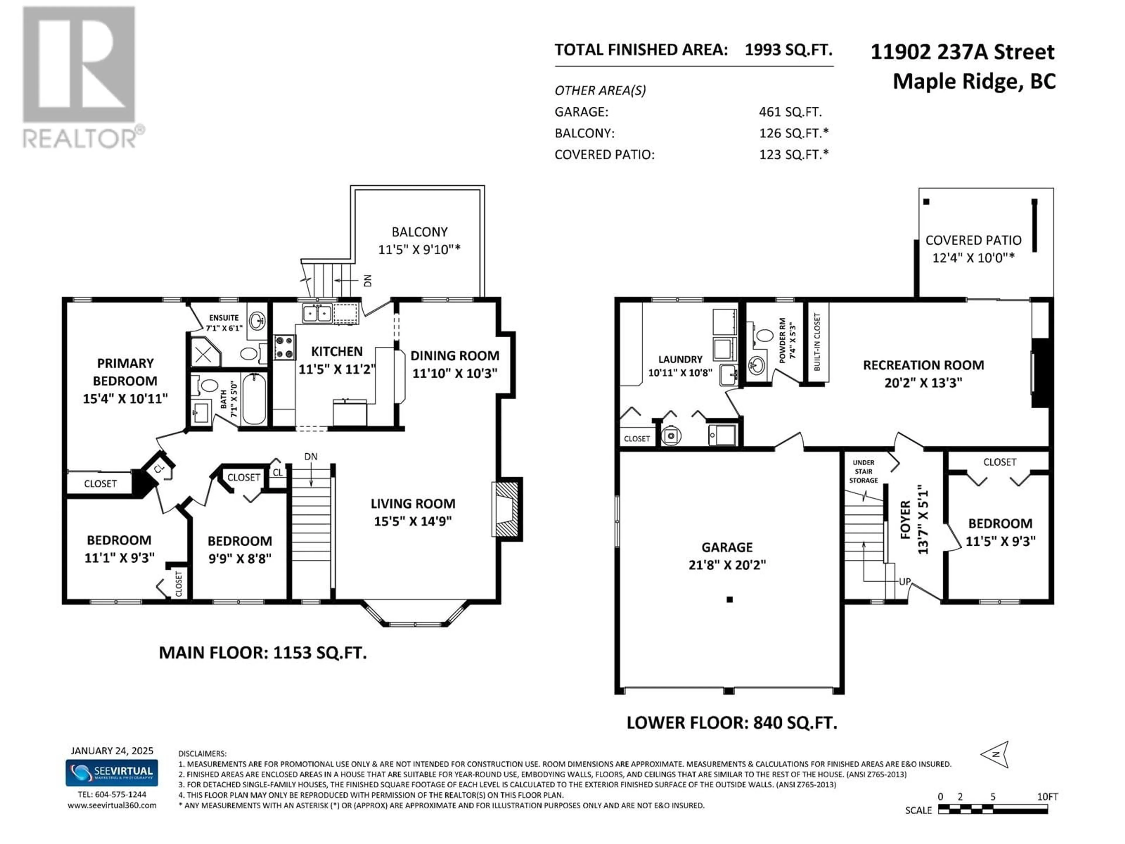 Floor plan for 11902 237A STREET, Maple Ridge British Columbia V4R1V9