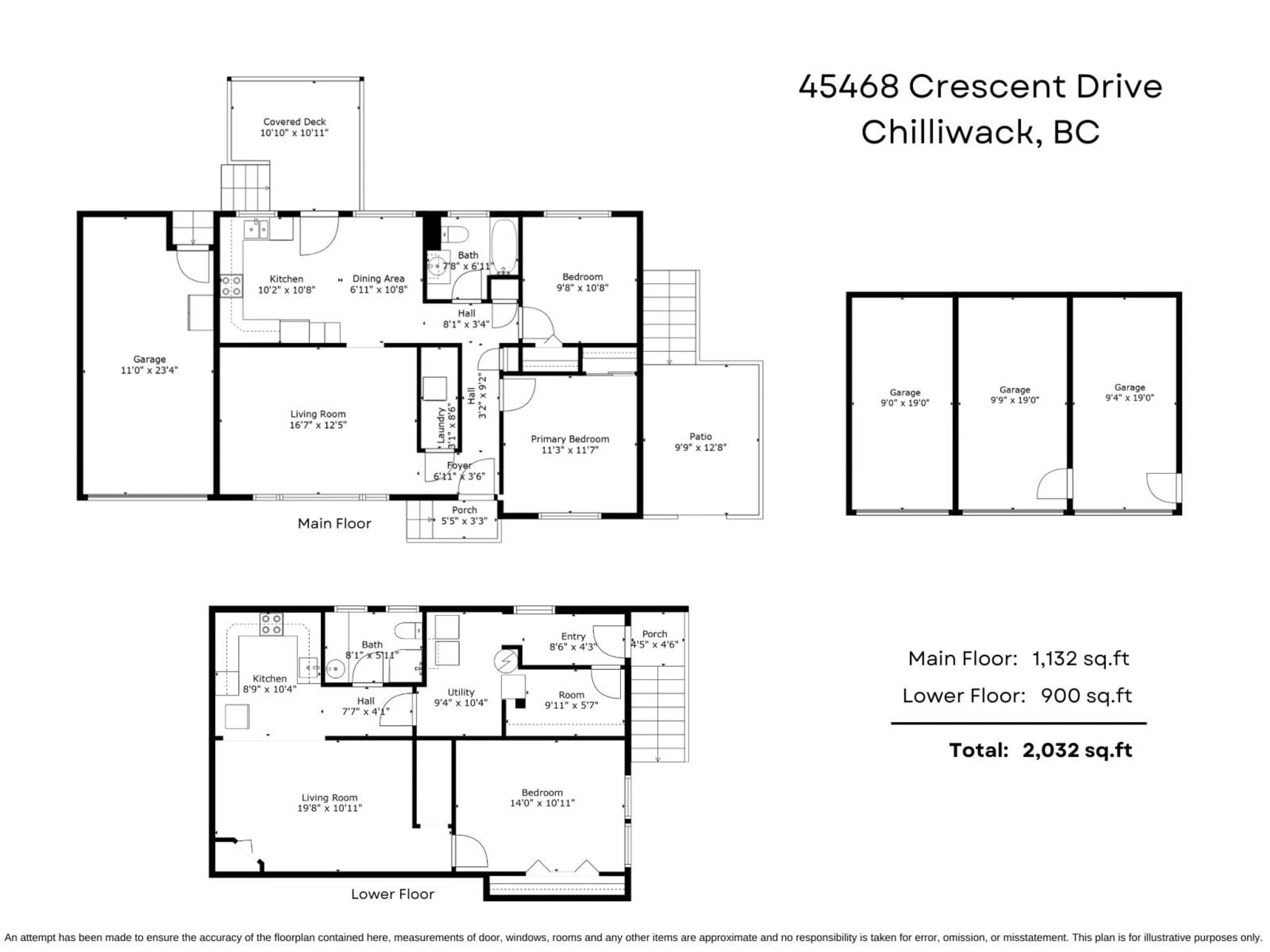 Floor plan for 45468 CRESCENT DRIVE|Chilliwack Proper W, Chilliwack British Columbia V2P1G8