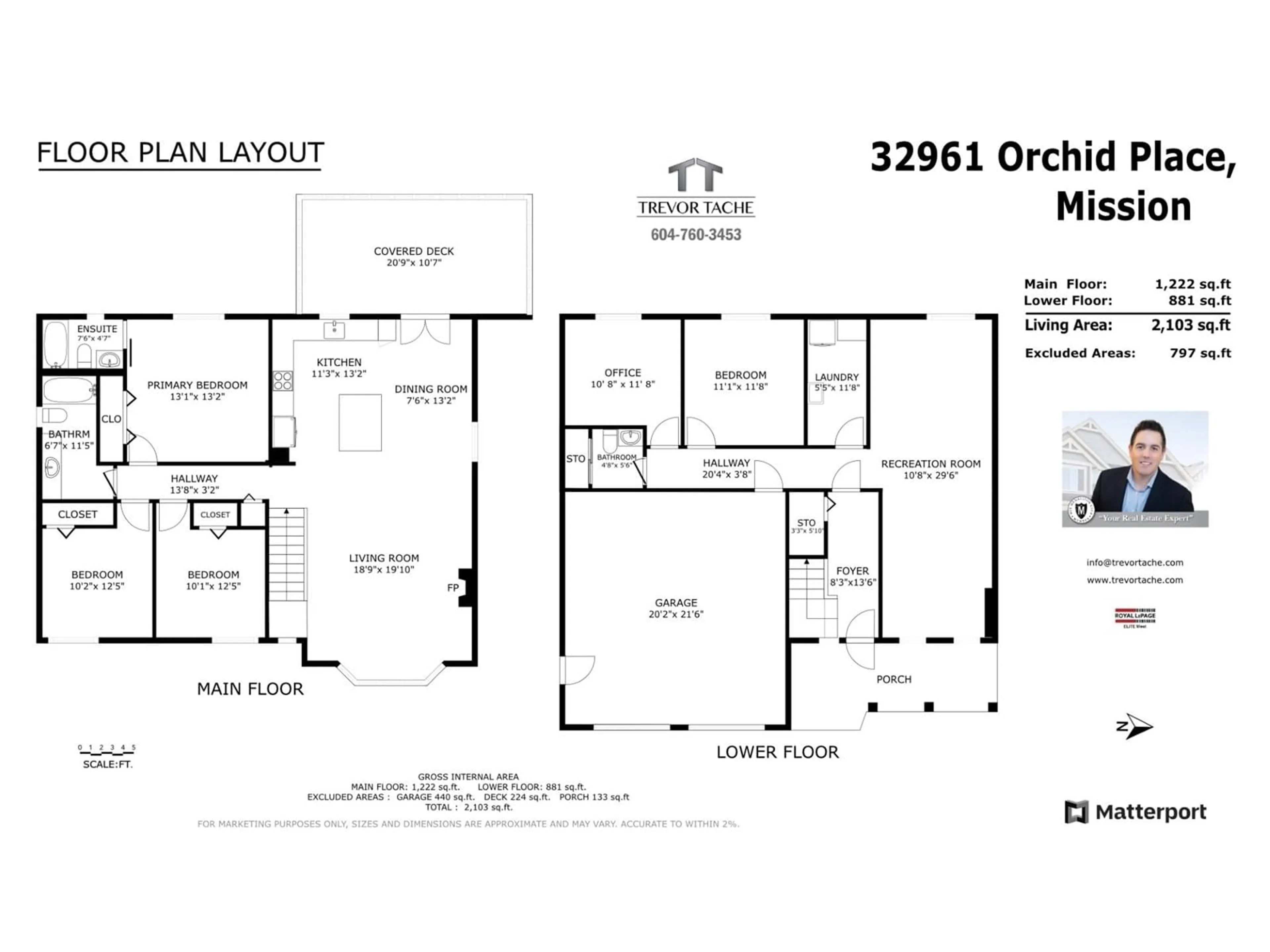 Floor plan for 32961 ORCHID PLACE, Mission British Columbia V2V7H9