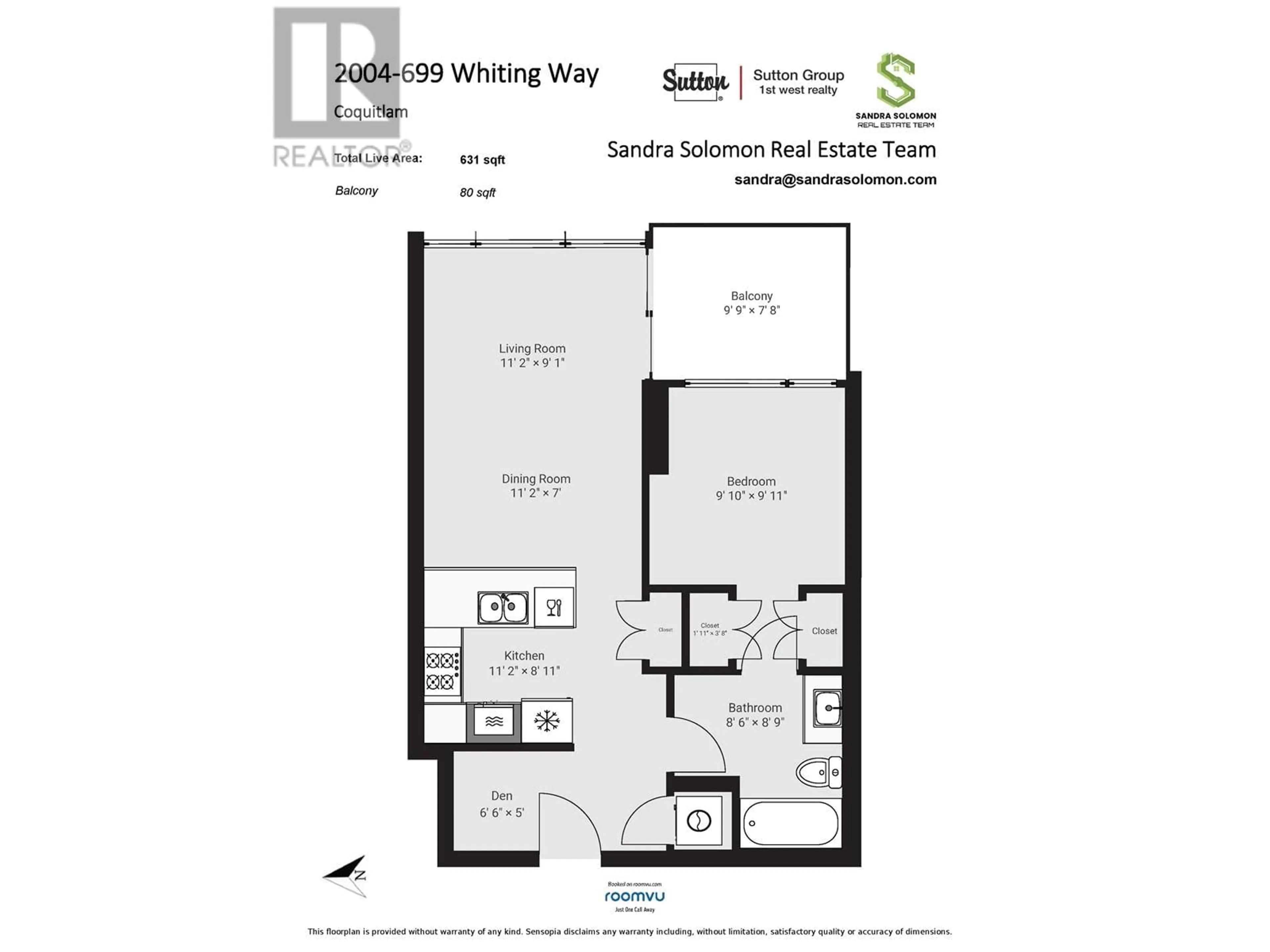 Floor plan for 2004 699 WHITING WAY, Coquitlam British Columbia V3J0N7