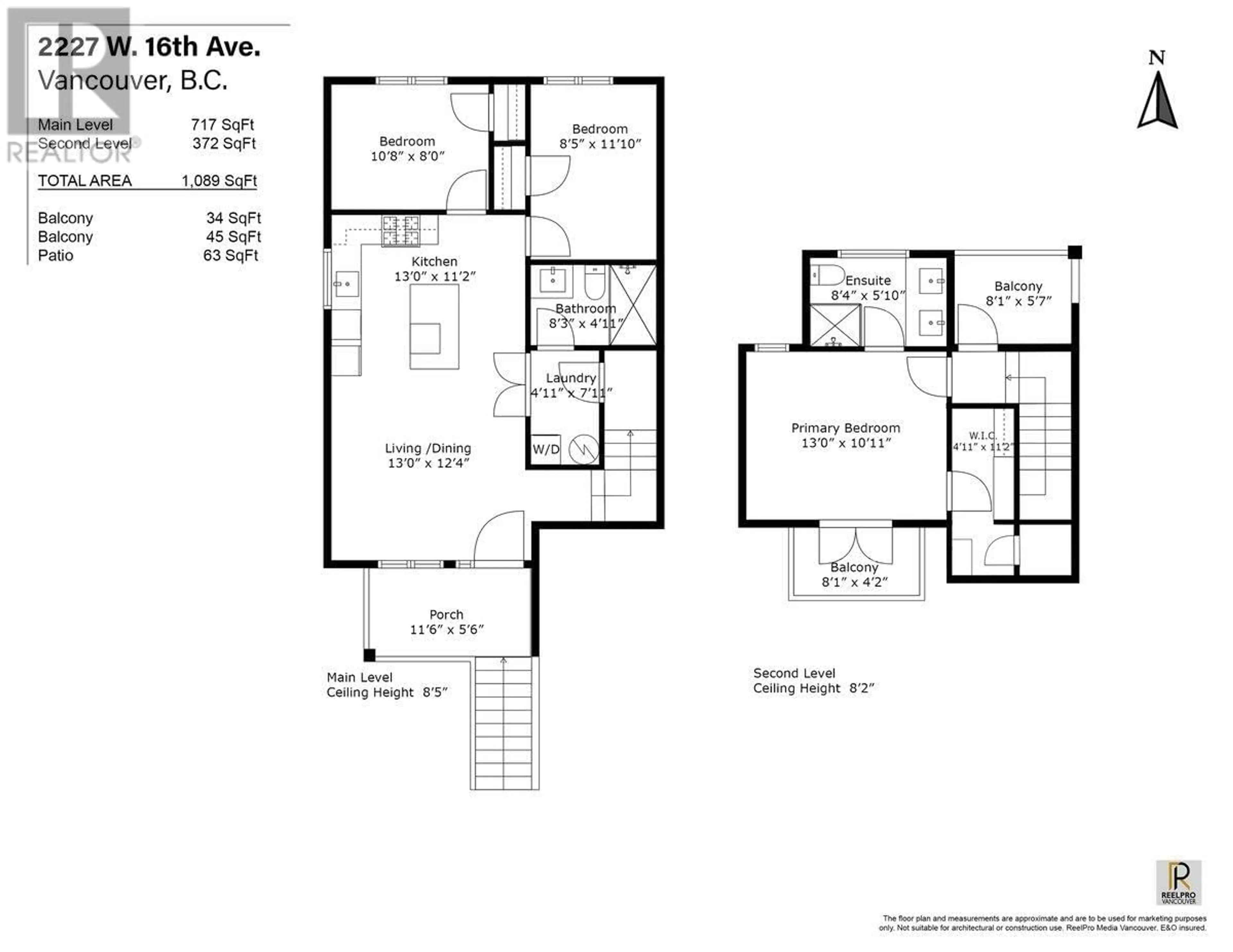 Floor plan for 2227 W 16TH AVENUE, Vancouver British Columbia V6K3B4