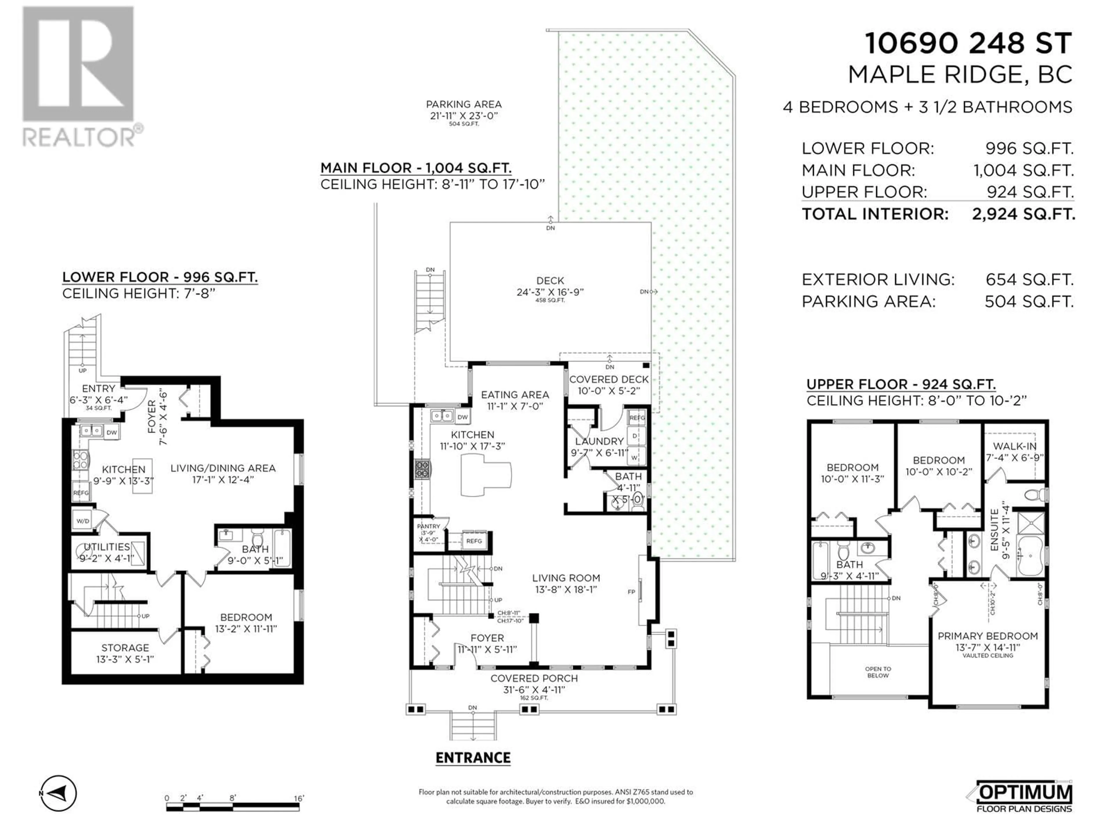 Floor plan for 10690 248 STREET, Maple Ridge British Columbia V2W0E1