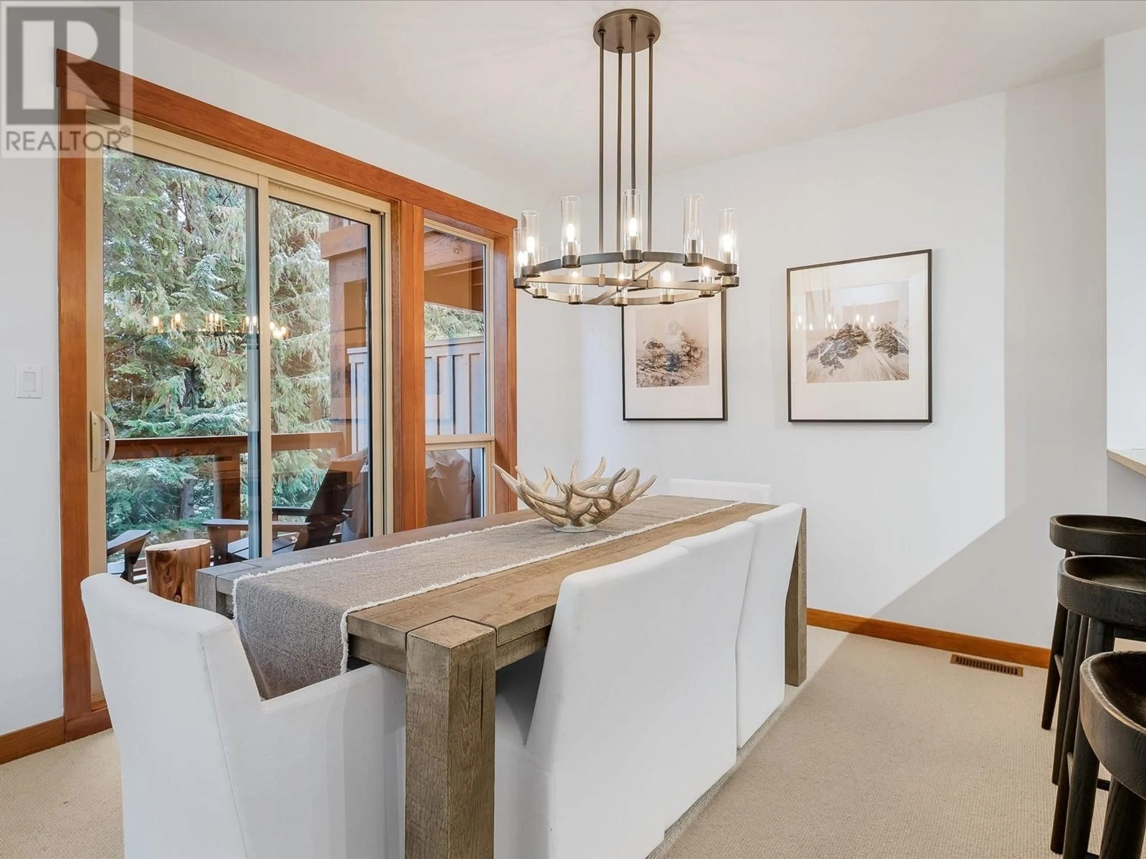 Dining room, wood/laminate floor for 1 - 4668 BLACKCOMB WAY, Whistler British Columbia V8E0Z2