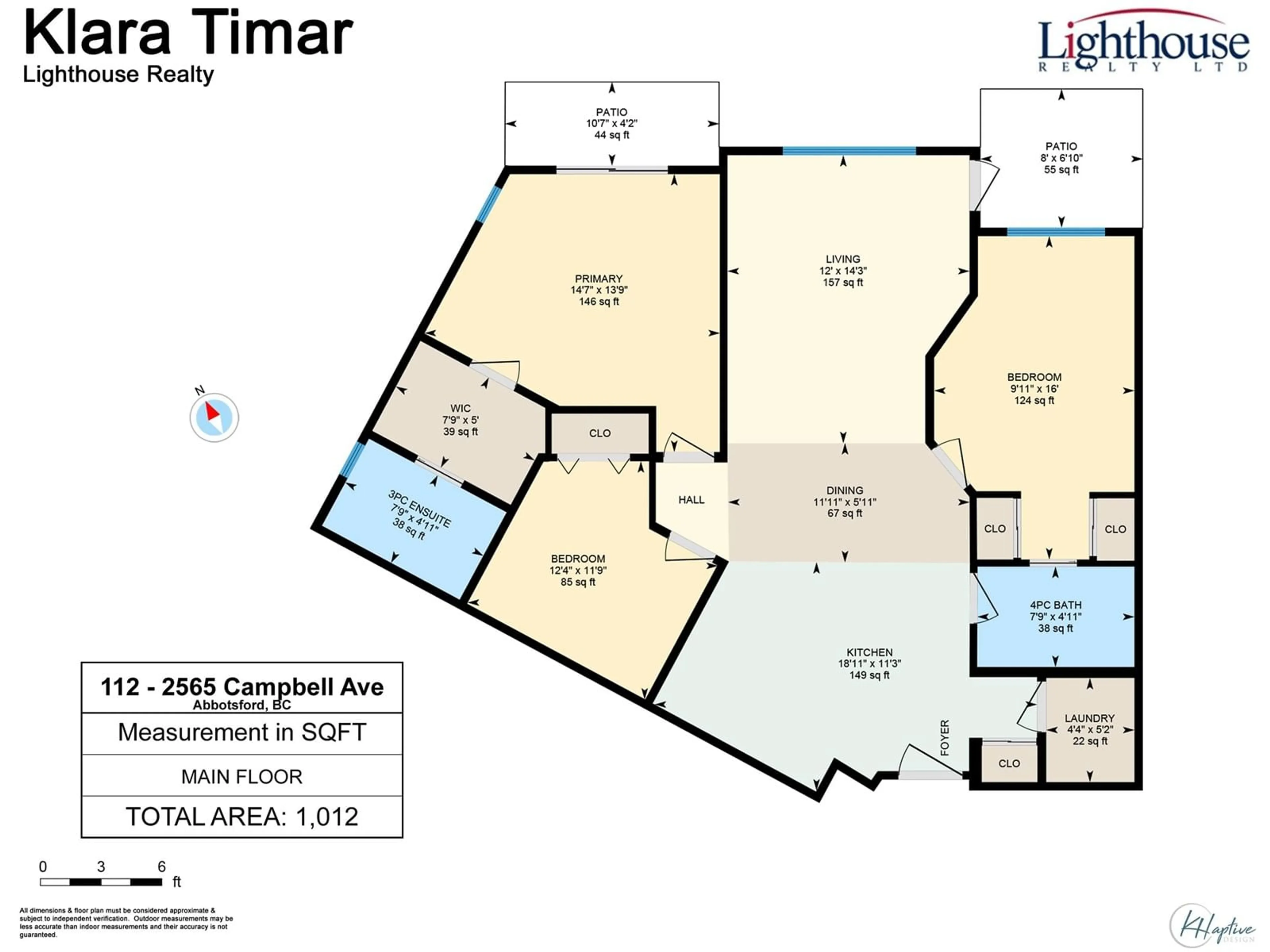 Floor plan for 112 2565 CAMPBELL AVENUE, Abbotsford British Columbia V2S0E3