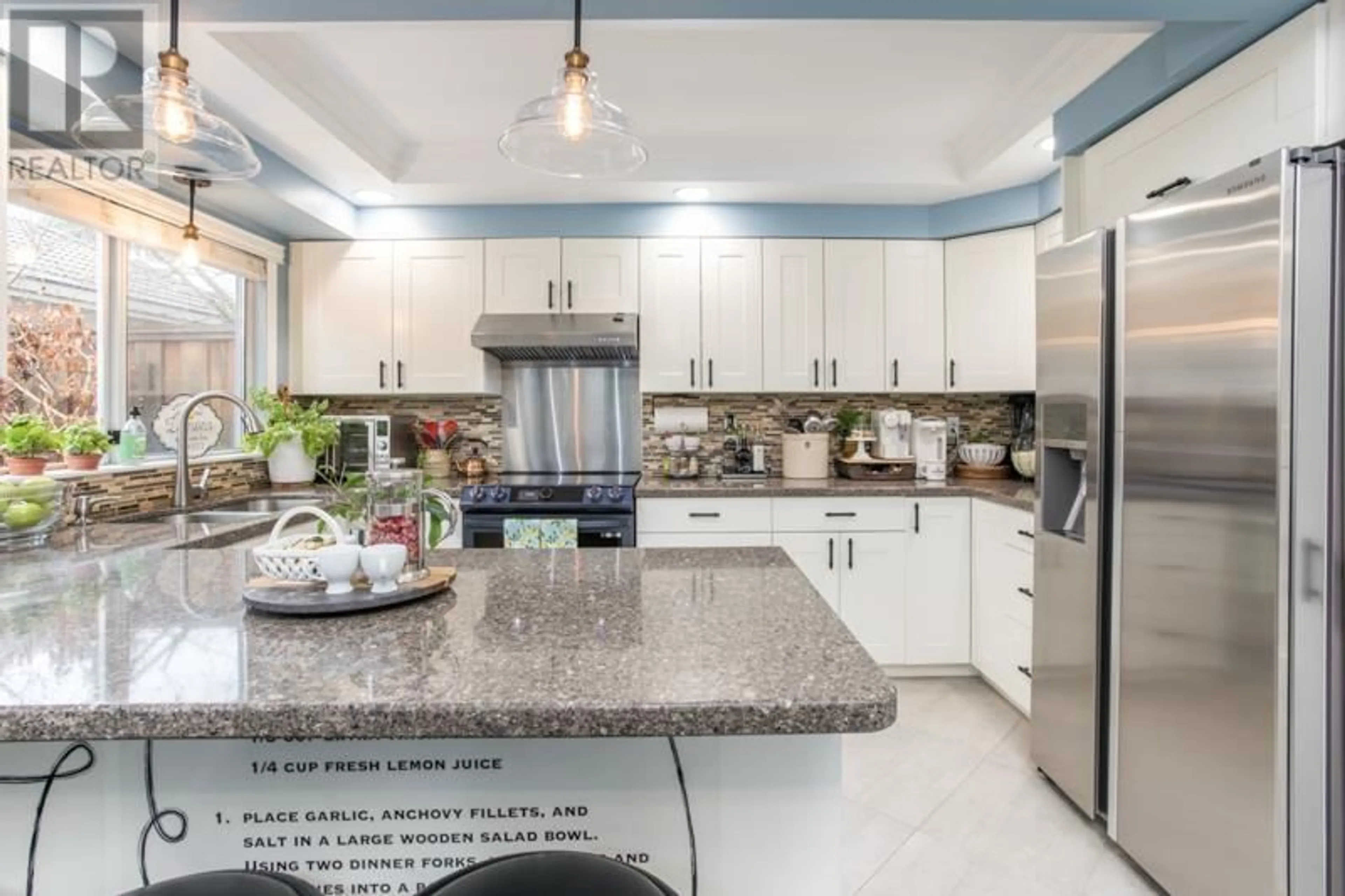 Contemporary kitchen, ceramic/tile floor for 9 5311 LACKNER CRESCENT, Richmond British Columbia V7E6B7