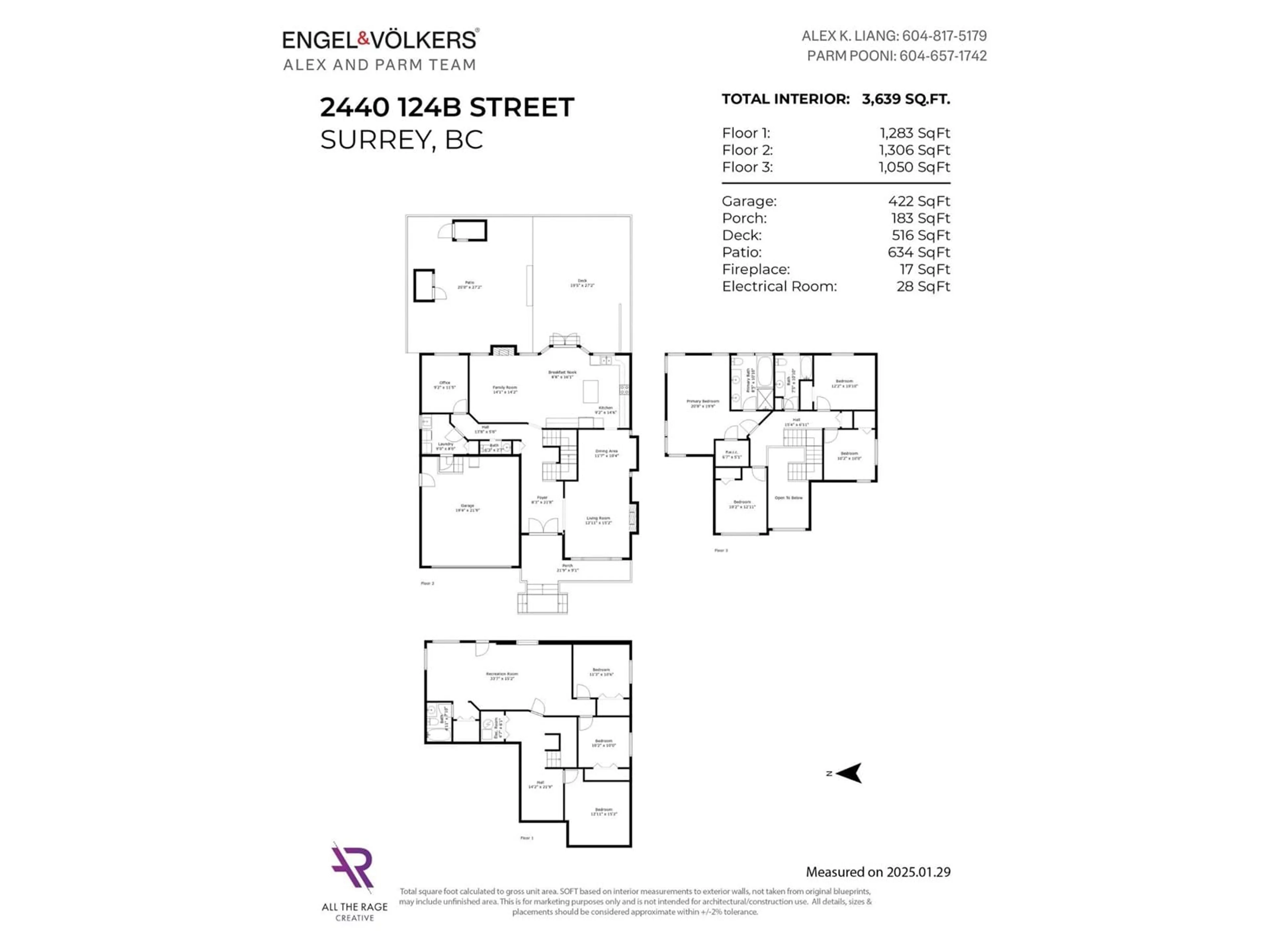 Floor plan for 2440 124B STREET, Surrey British Columbia V4A3N6