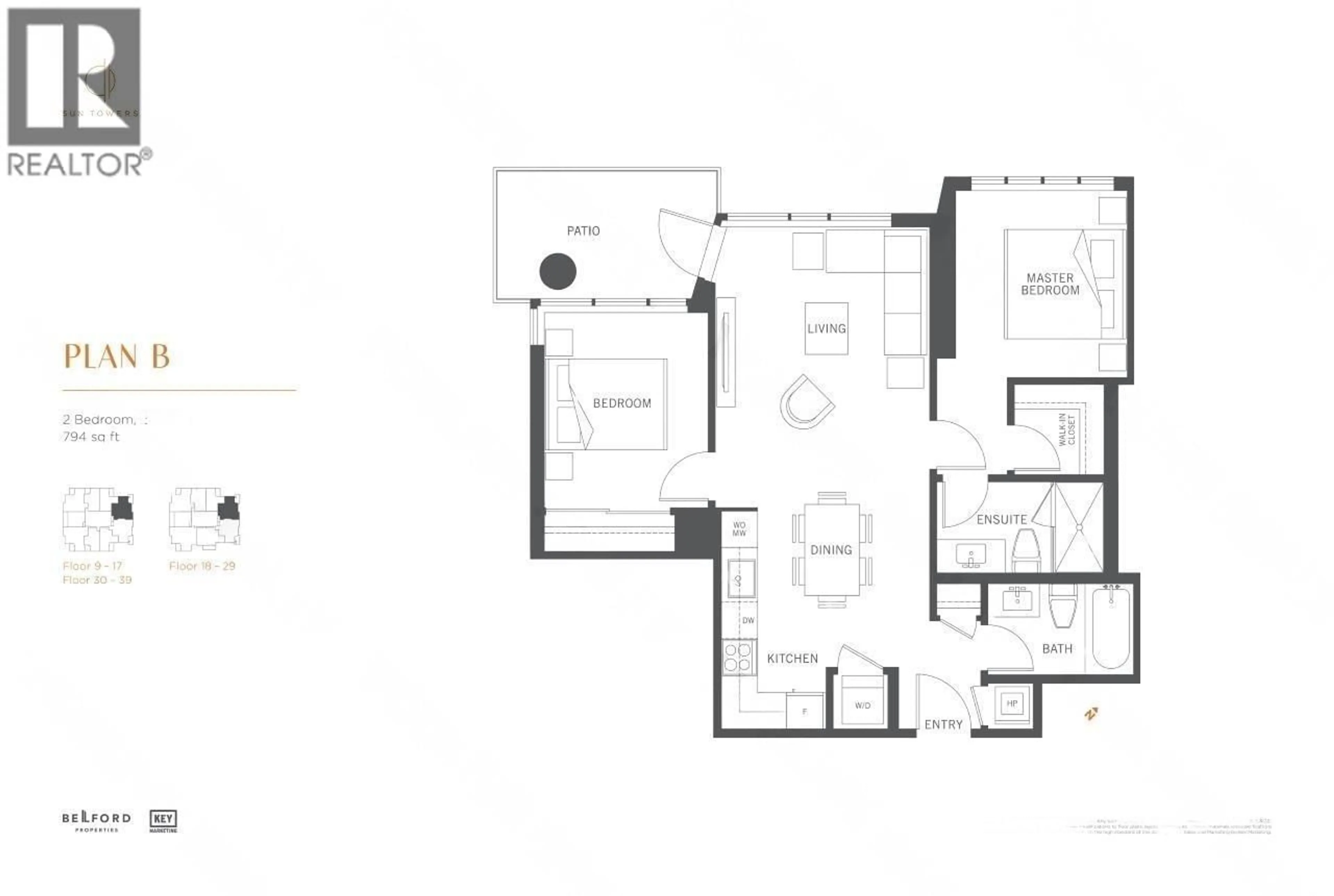 Floor plan for 1102 4458 BERESFORD STREET, Burnaby British Columbia V5H0J1