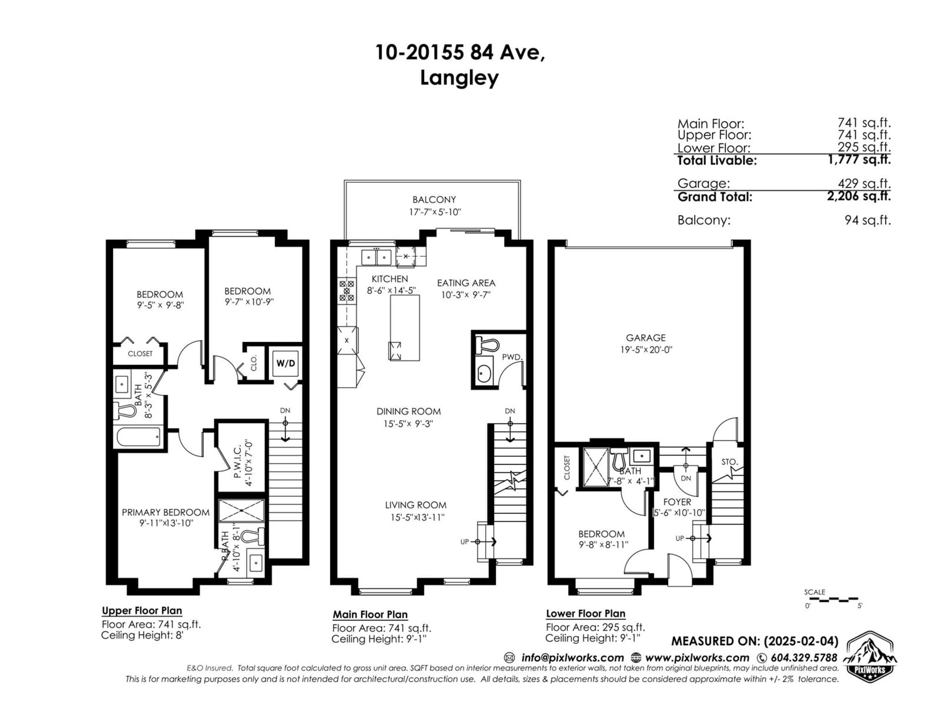 Floor plan for 10 20155 84 AVENUE, Langley British Columbia V2Y3H4