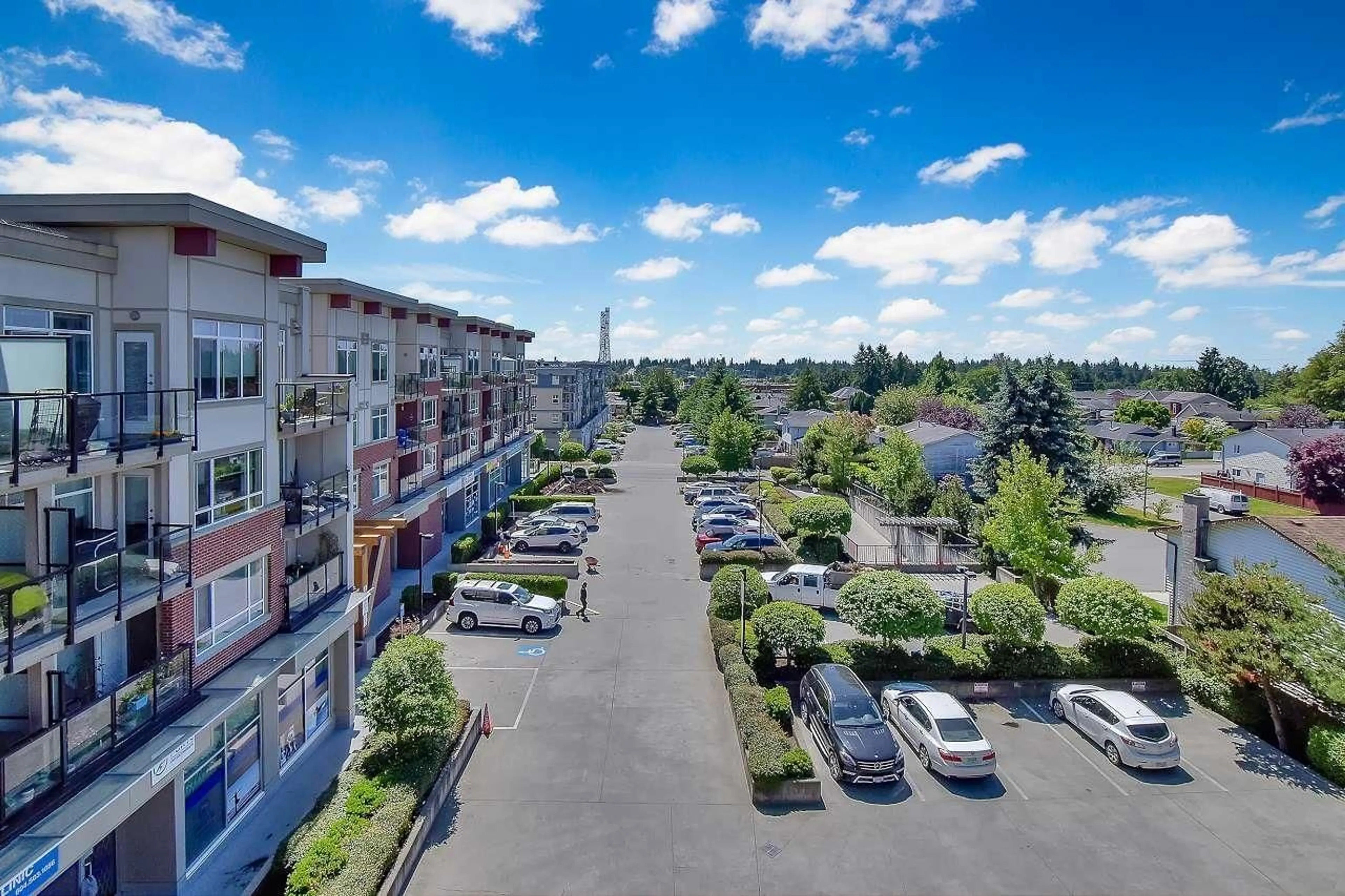 A pic from outside/outdoor area/front of a property/back of a property/a pic from drone, street for 406 - 7511 120, Delta British Columbia V4C0C1