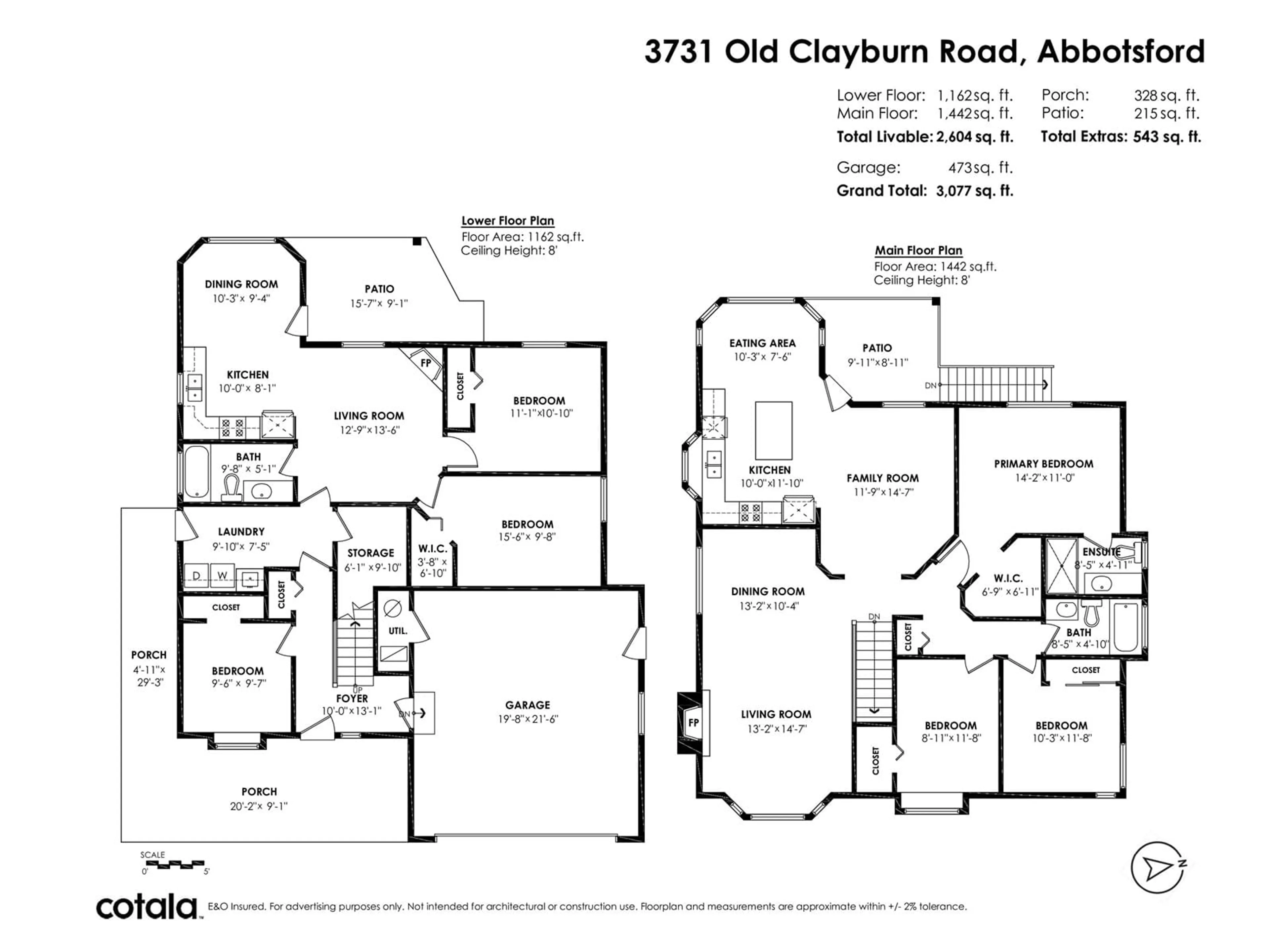 Floor plan for 3731 OLD CLAYBURN ROAD, Abbotsford British Columbia V2S7H3