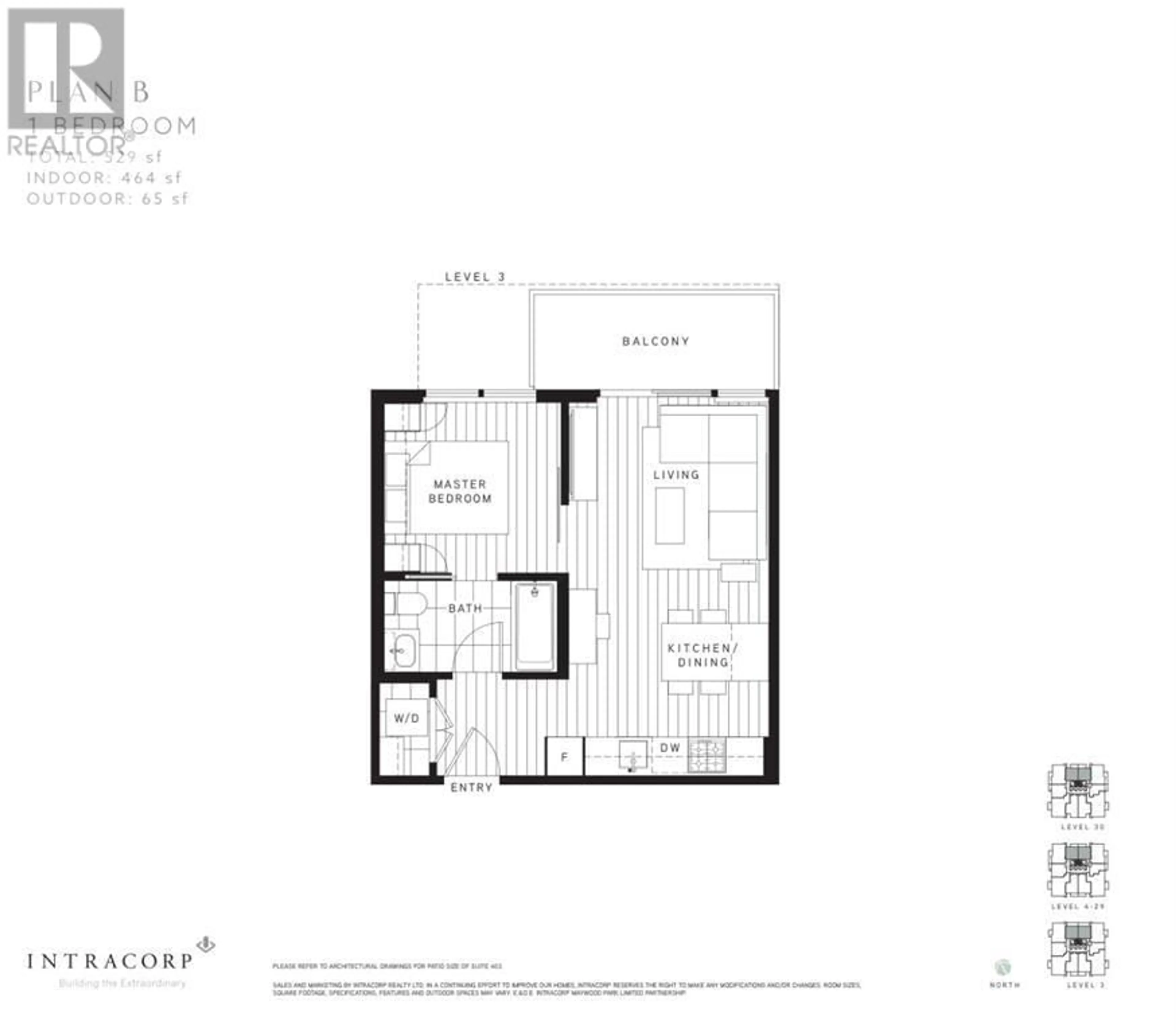 Floor plan for 401 6463 SILVER AVENUE, Burnaby British Columbia V5H0K4