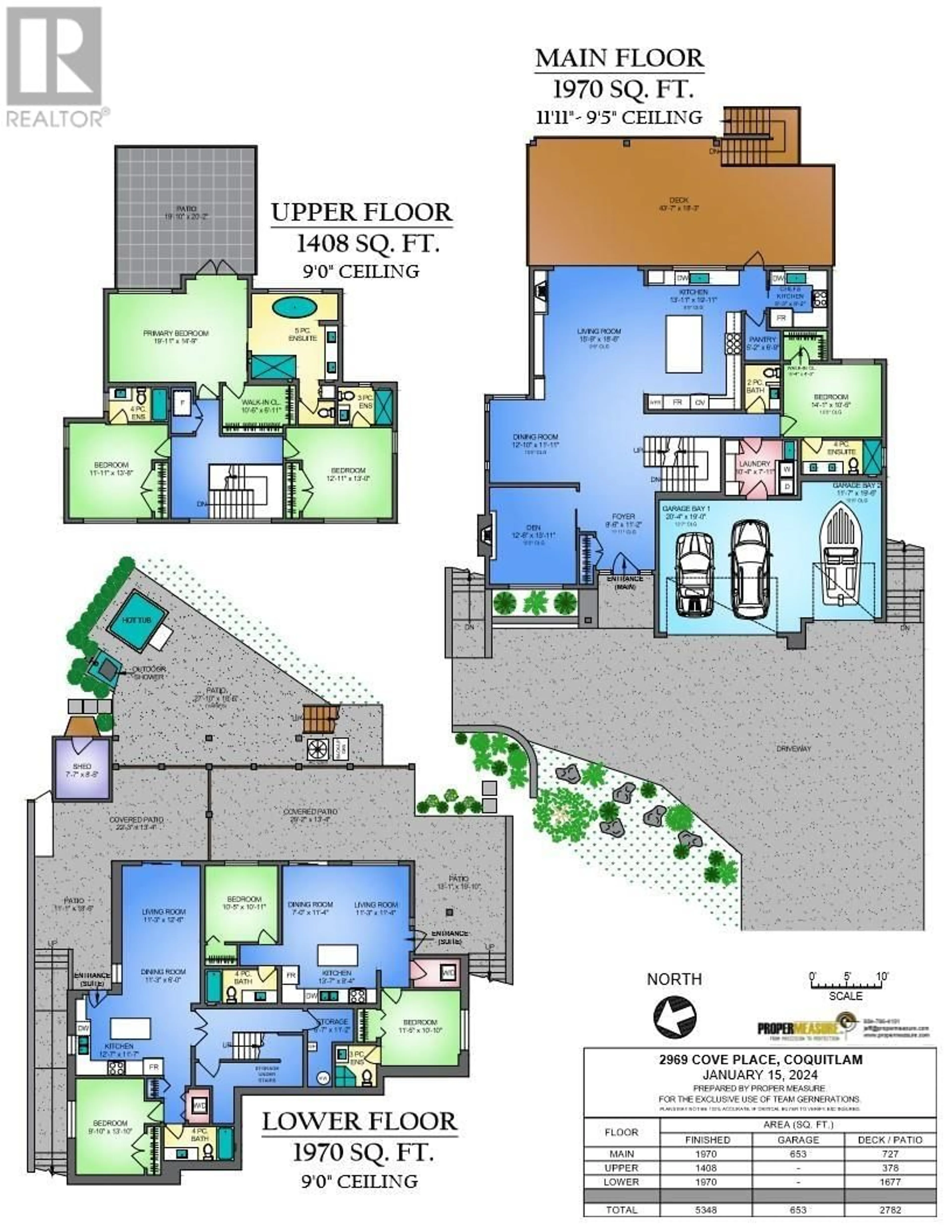 Floor plan for 2969 COVE PLACE, Coquitlam British Columbia V3C3R6